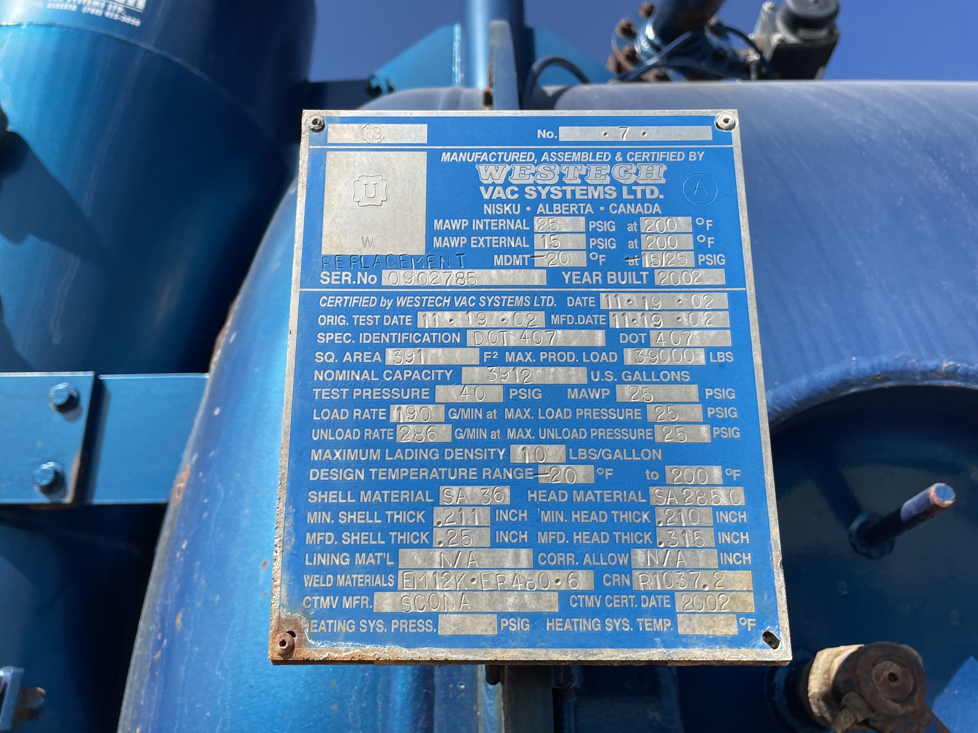 Metal ID Plate Image