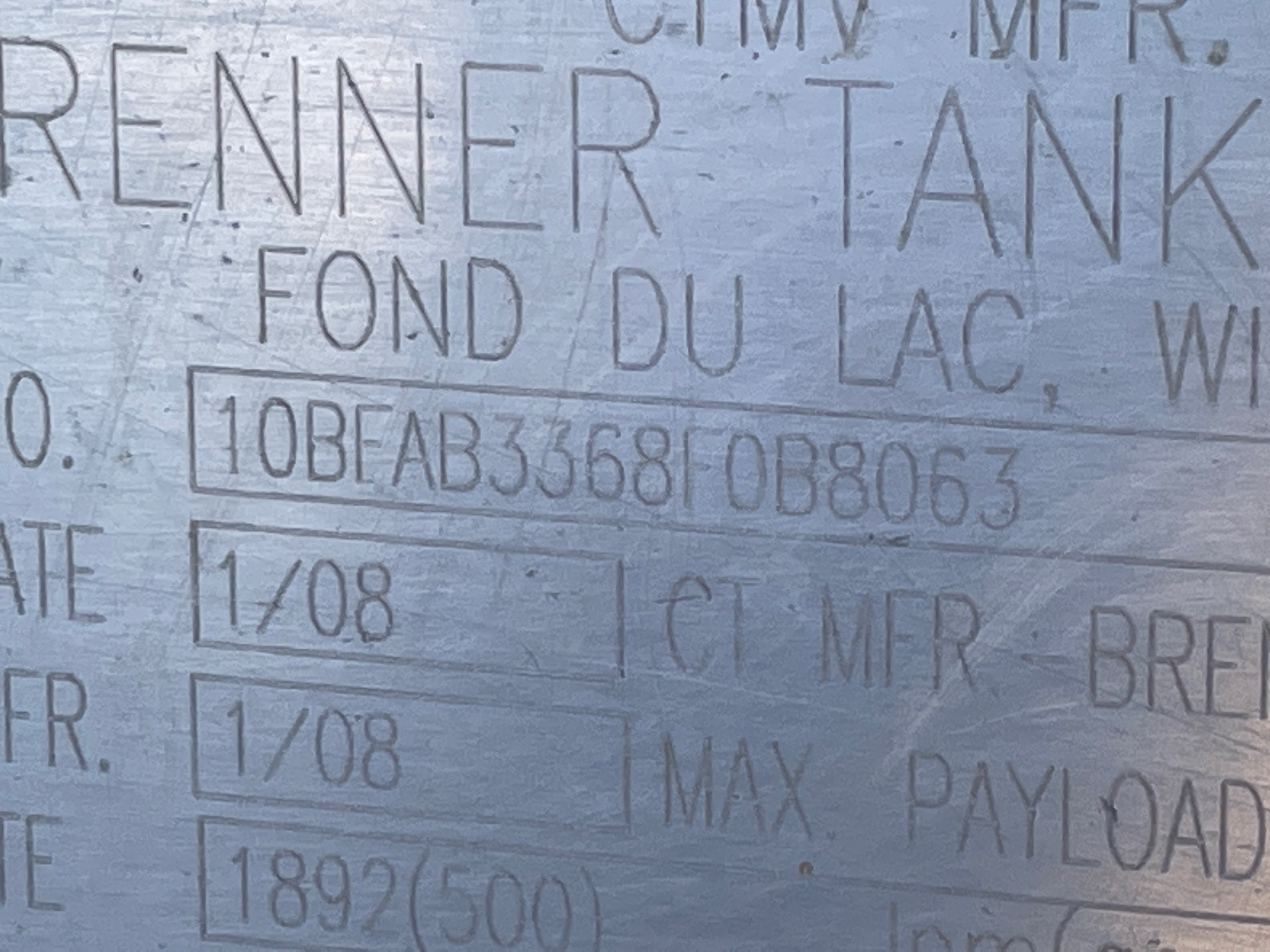 Metal ID Plate Image