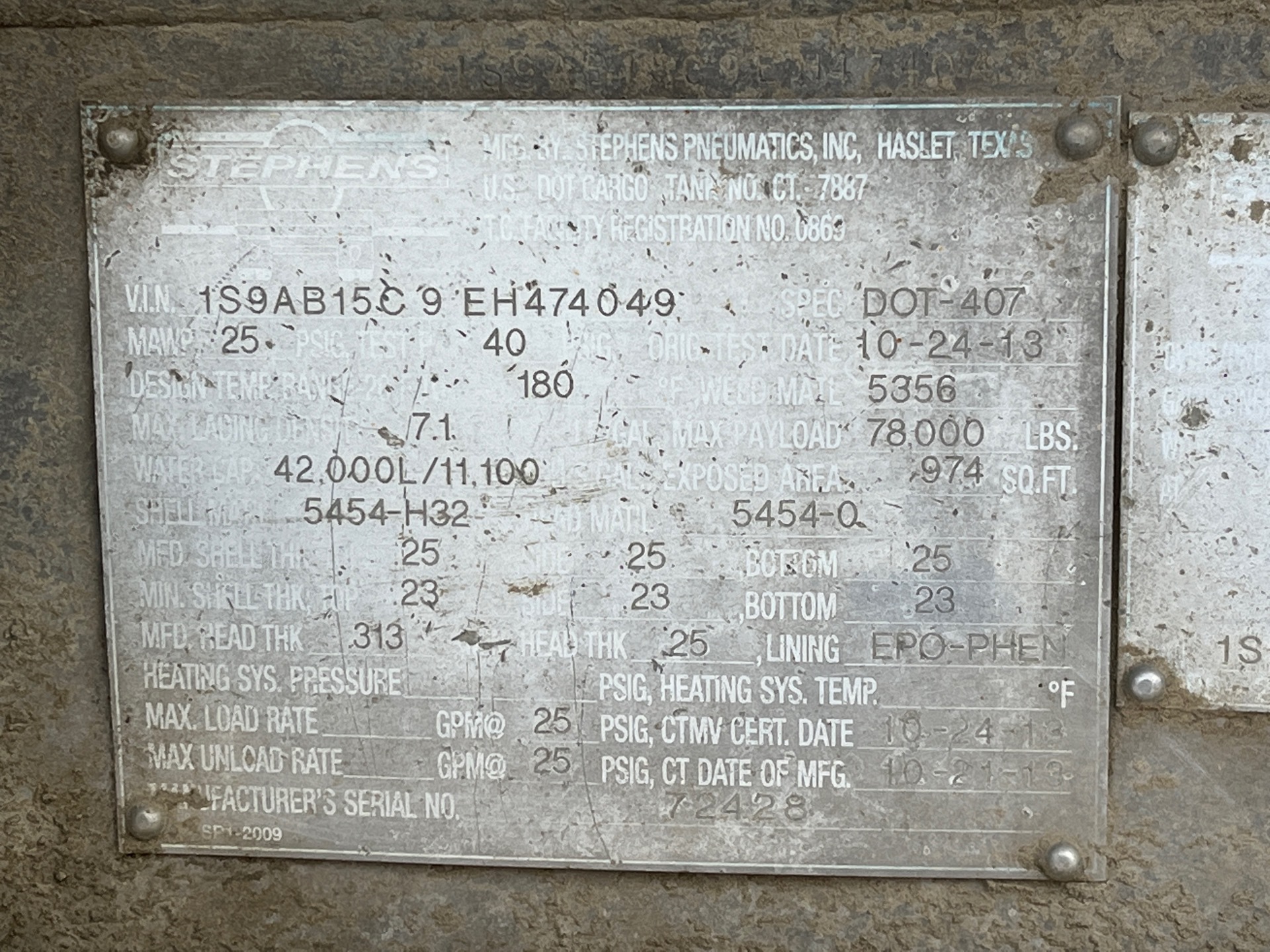 Metal ID Plate Image
