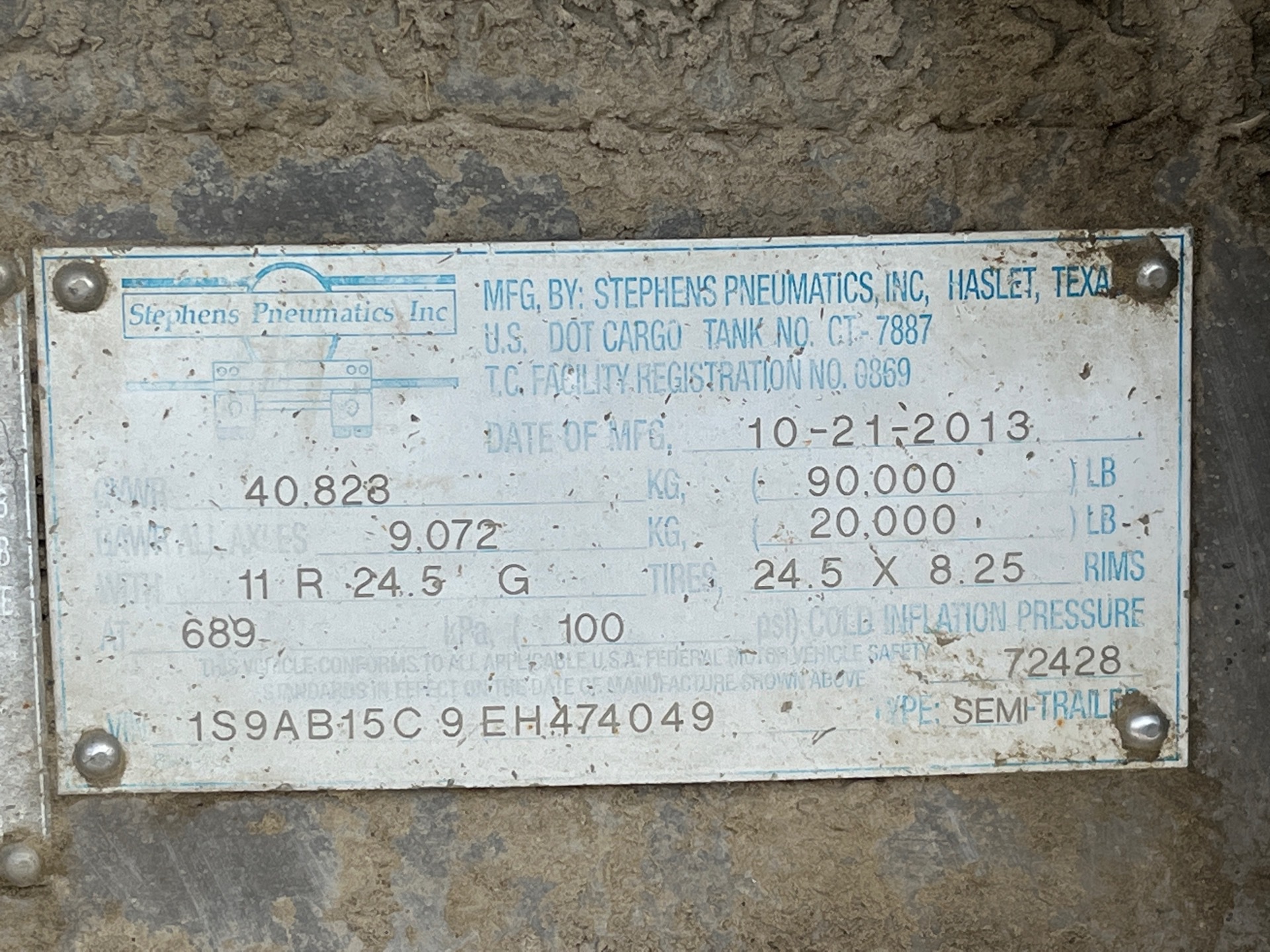 Metal ID Plate Image