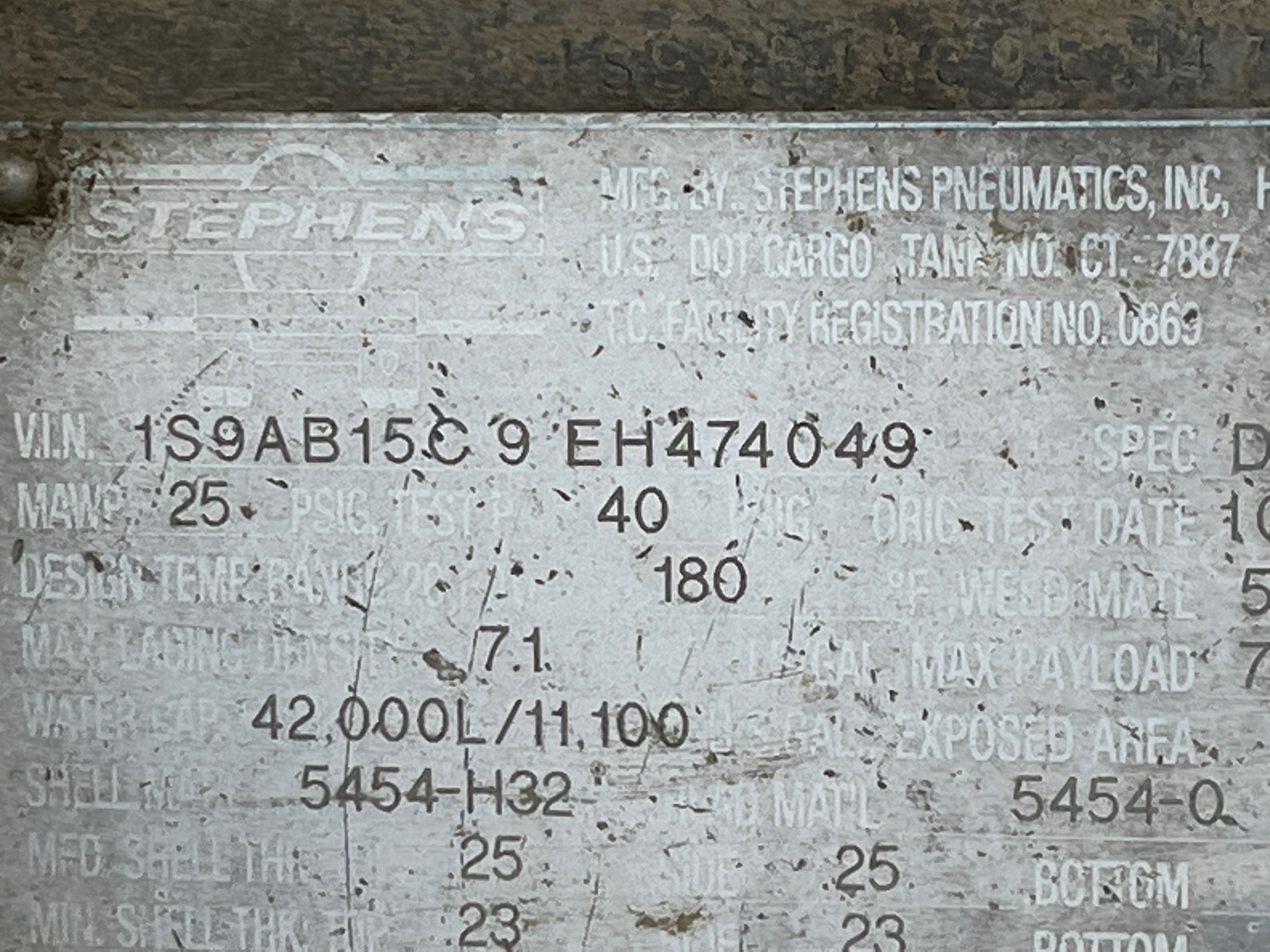 Metal ID Plate Image