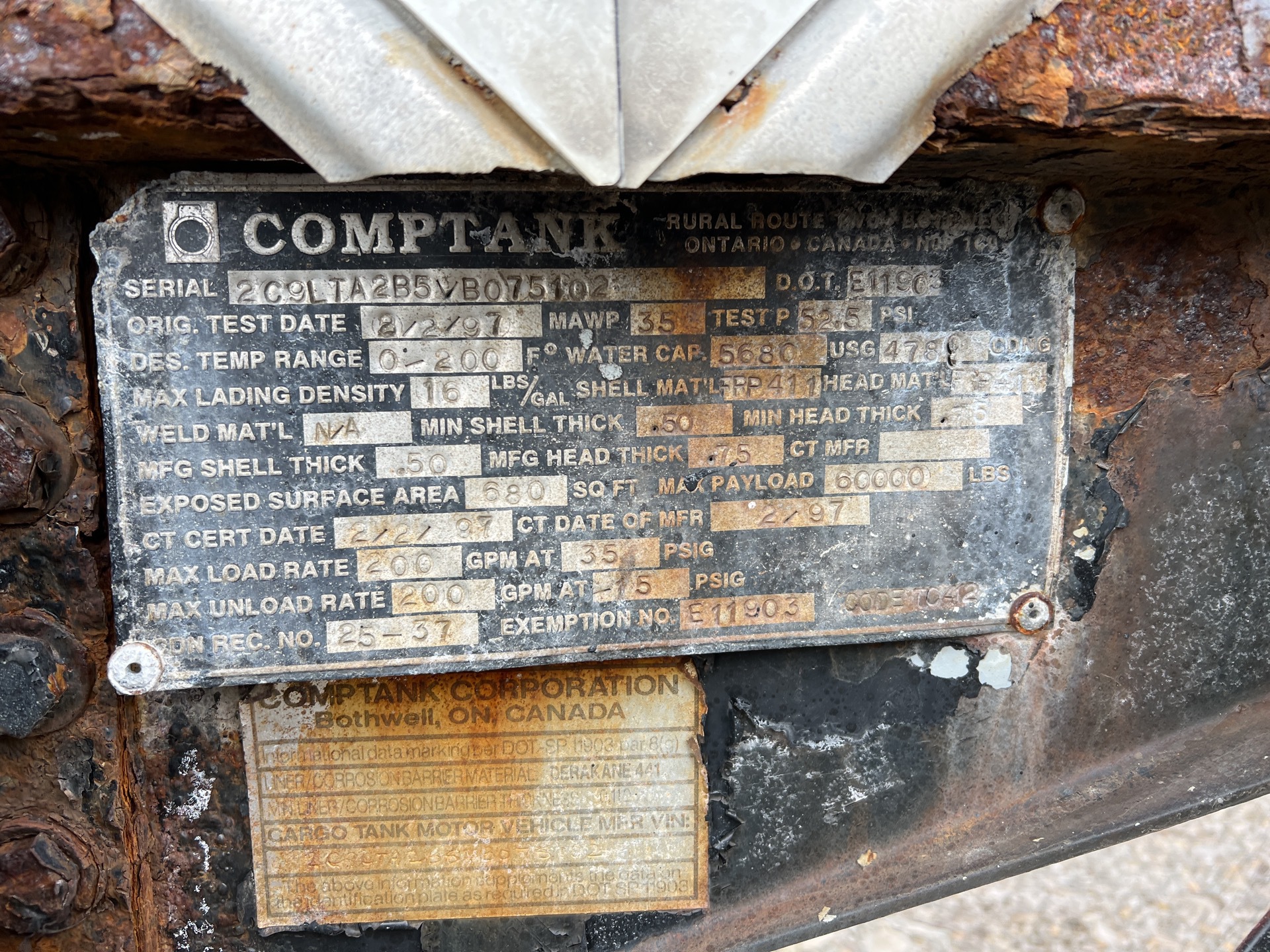 Metal ID Plate Image