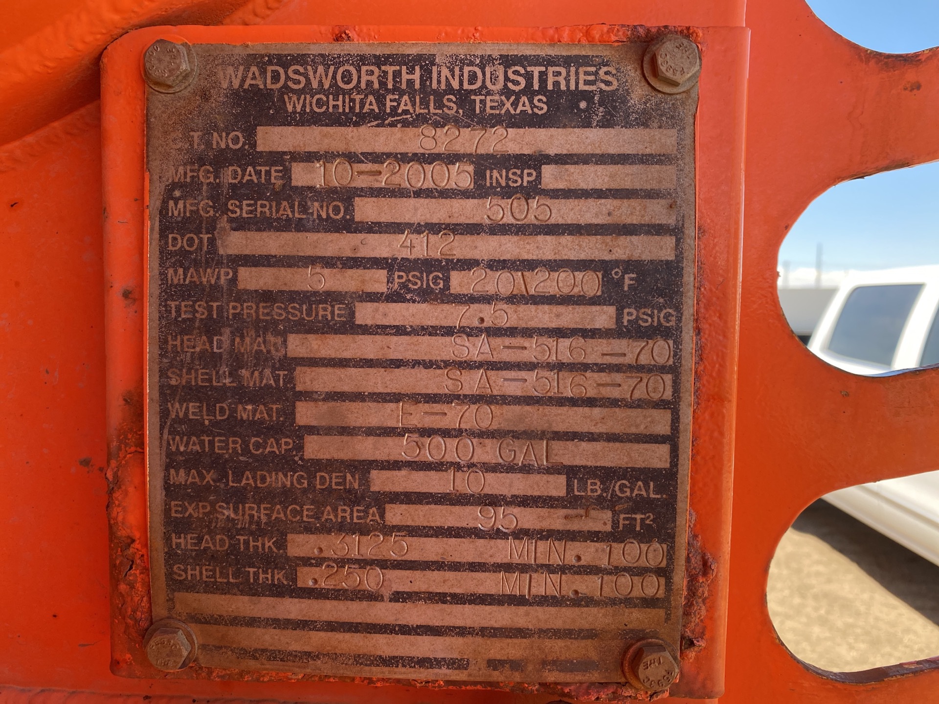 Metal ID Plate Image