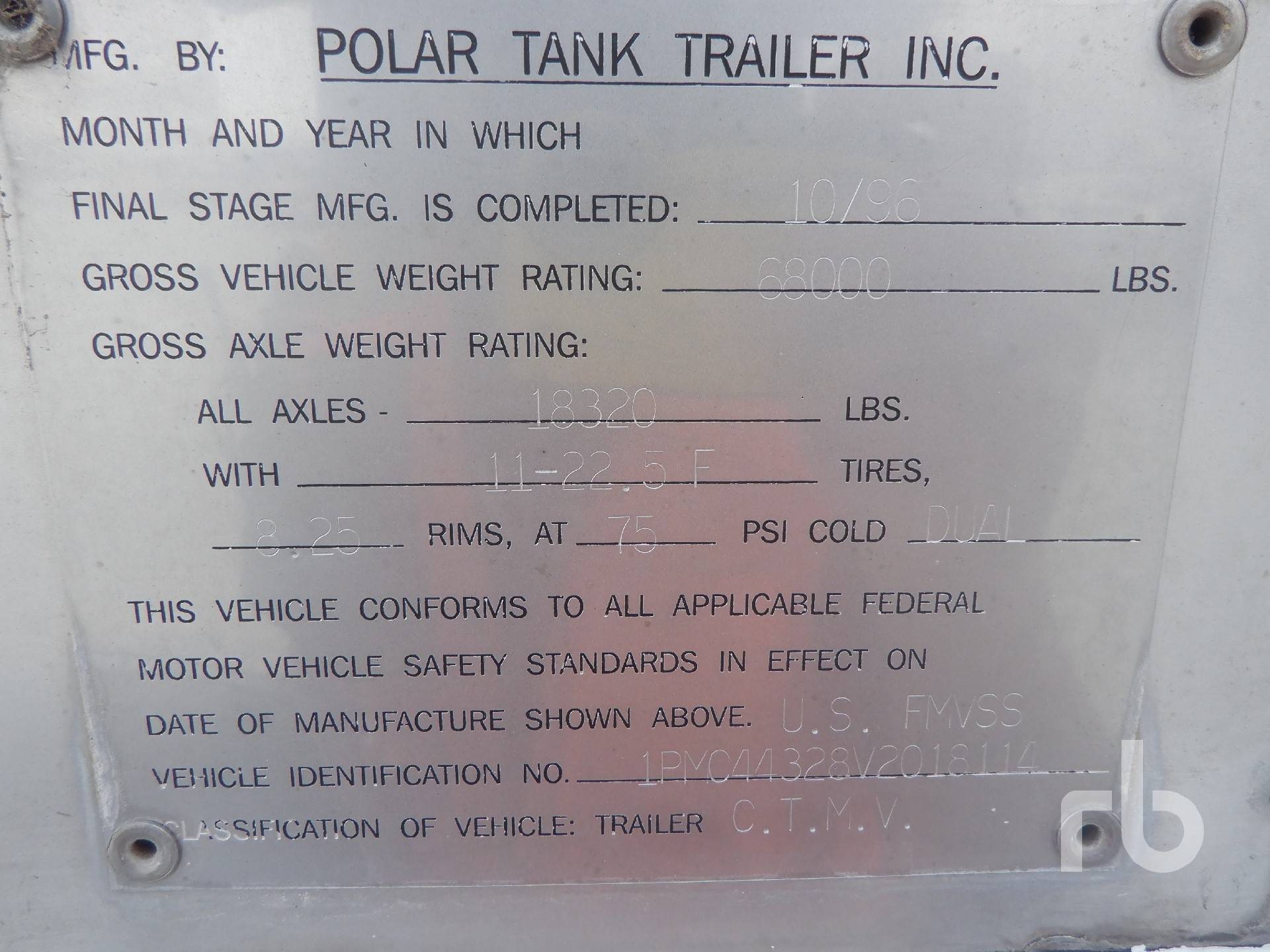 Metal ID Plate Image