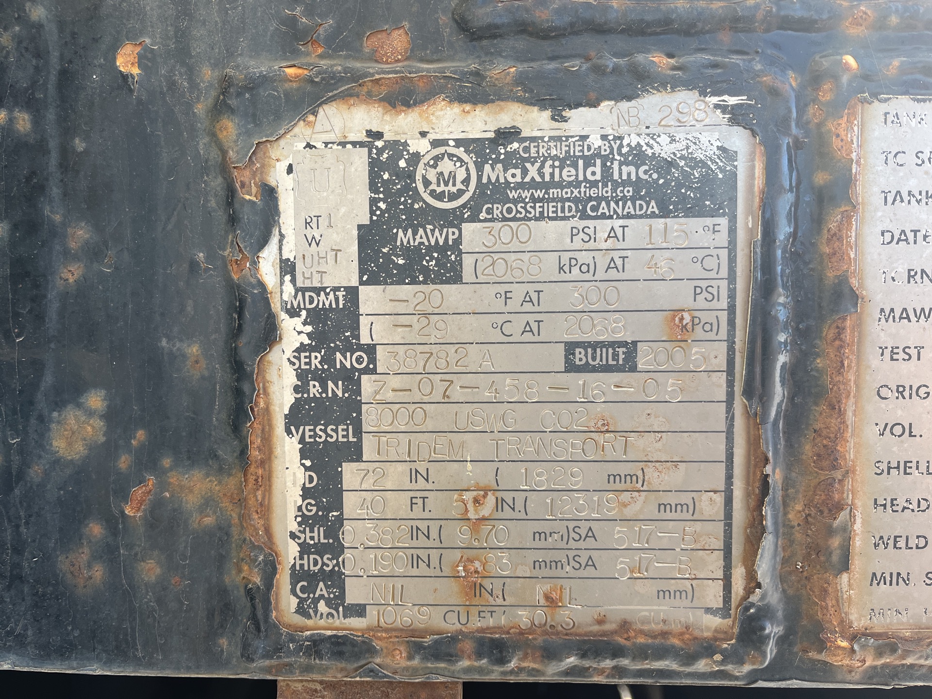 Metal ID Plate Image