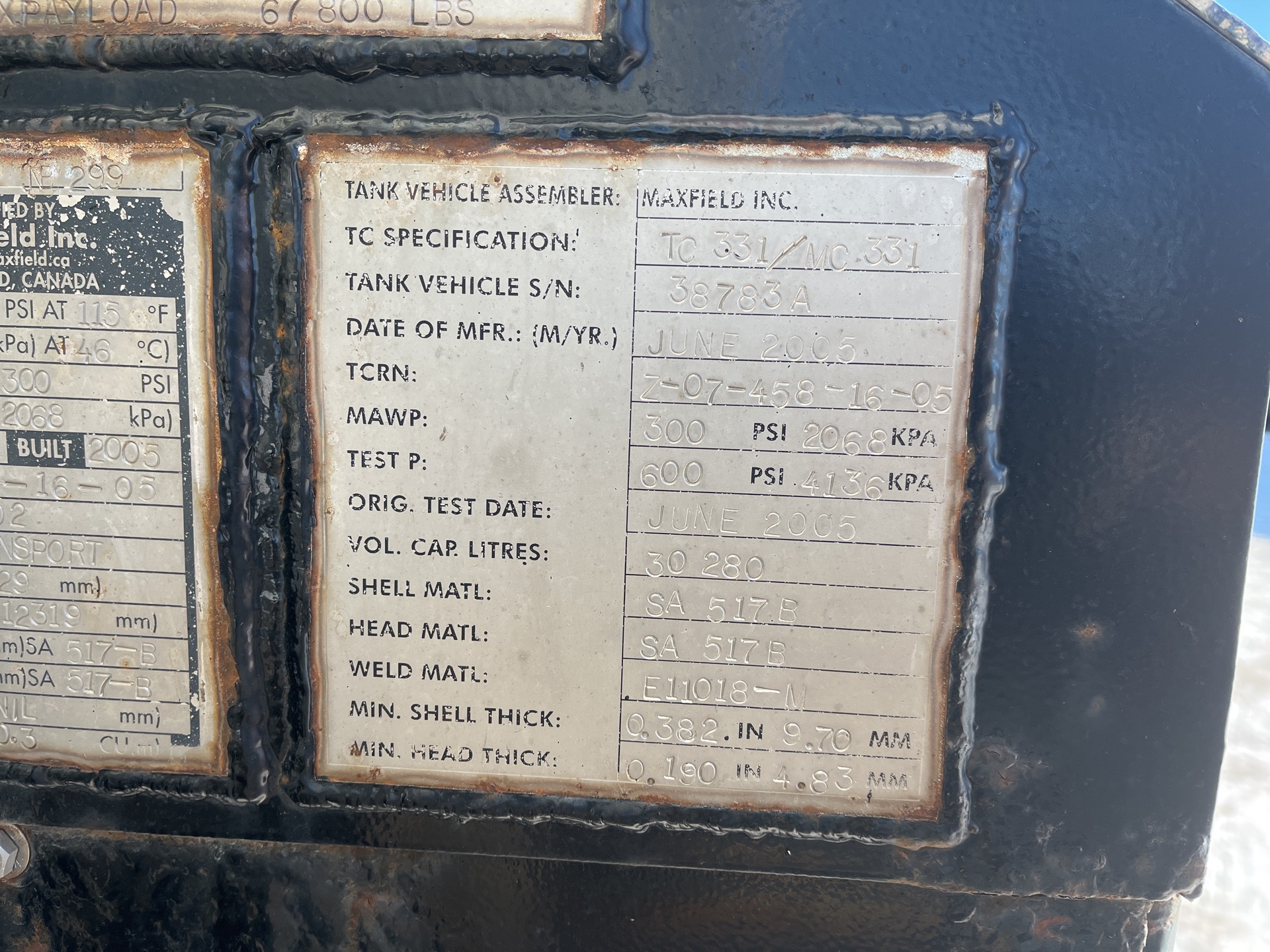 Metal ID Plate Image