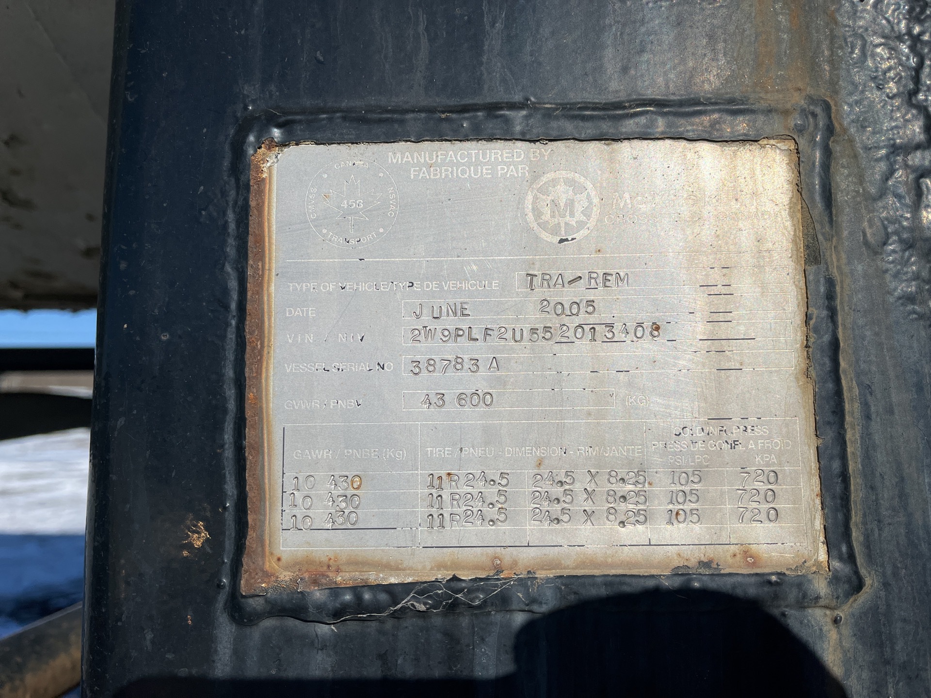 Metal ID Plate Image