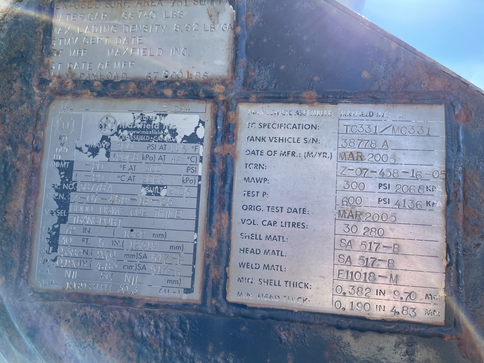 Metal ID Plate Image