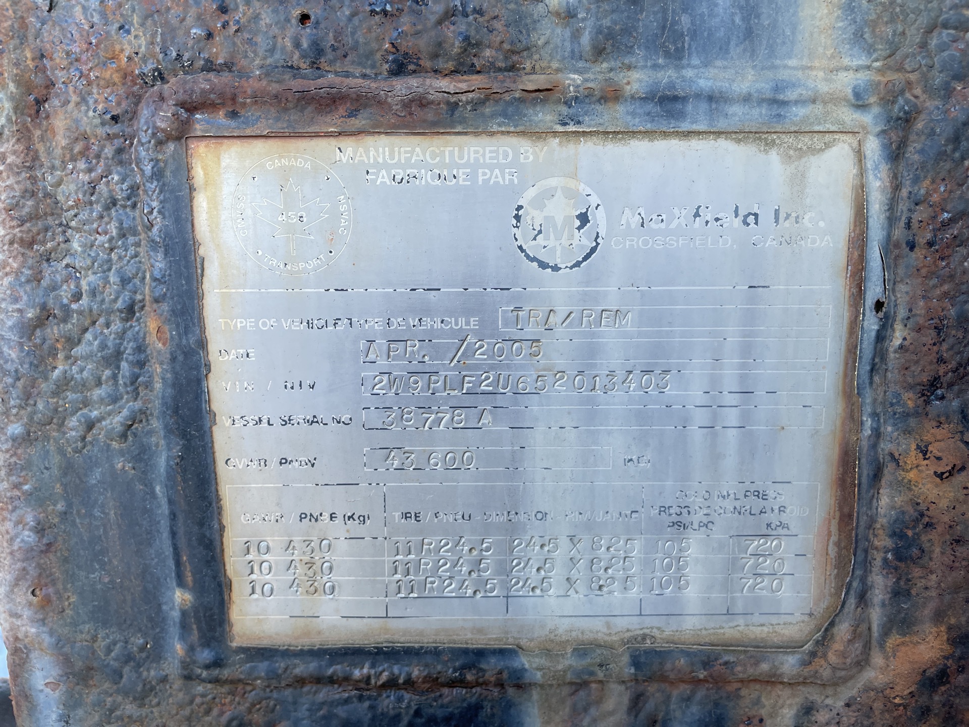 Metal ID Plate Image
