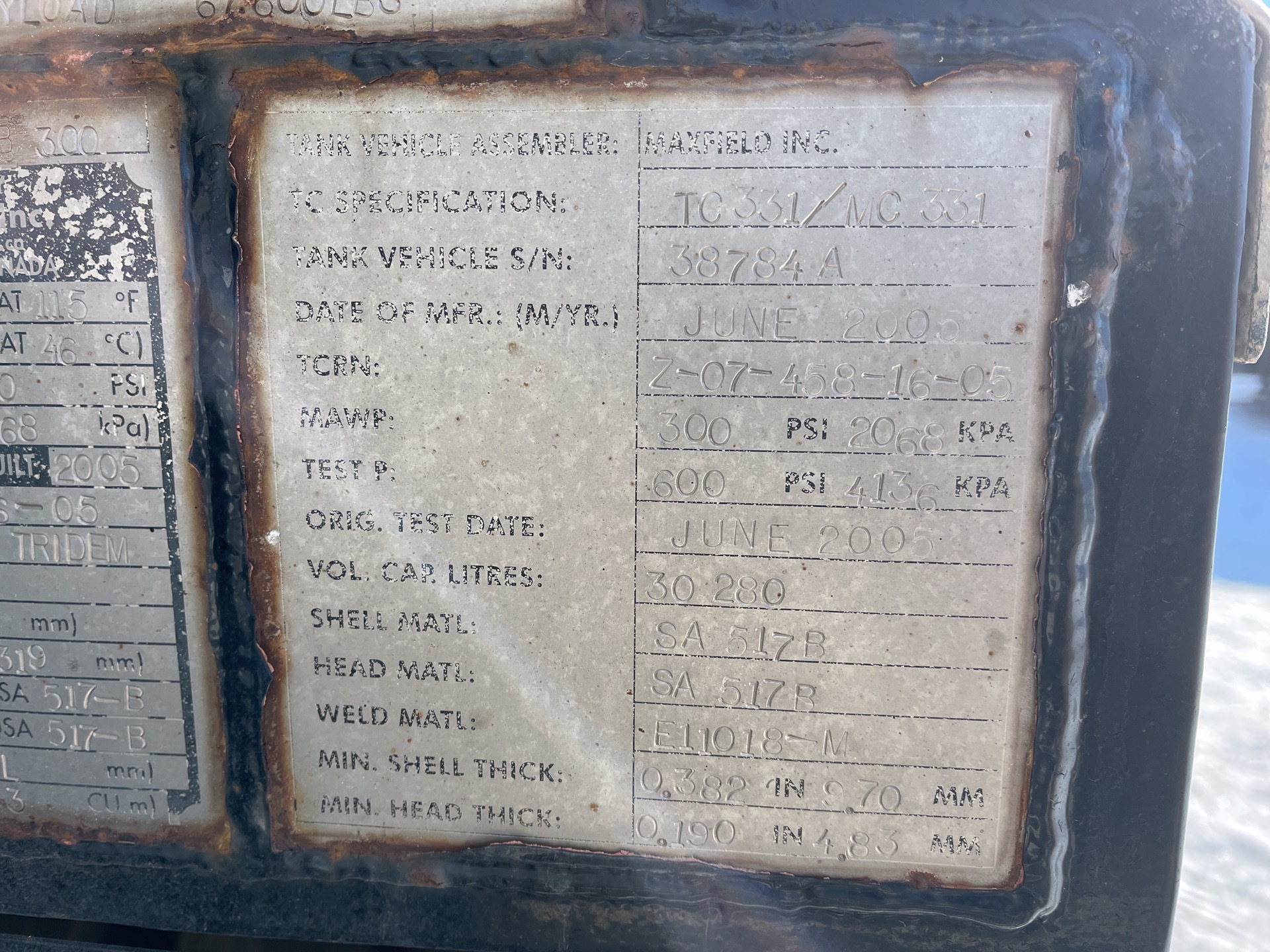 Metal ID Plate Image