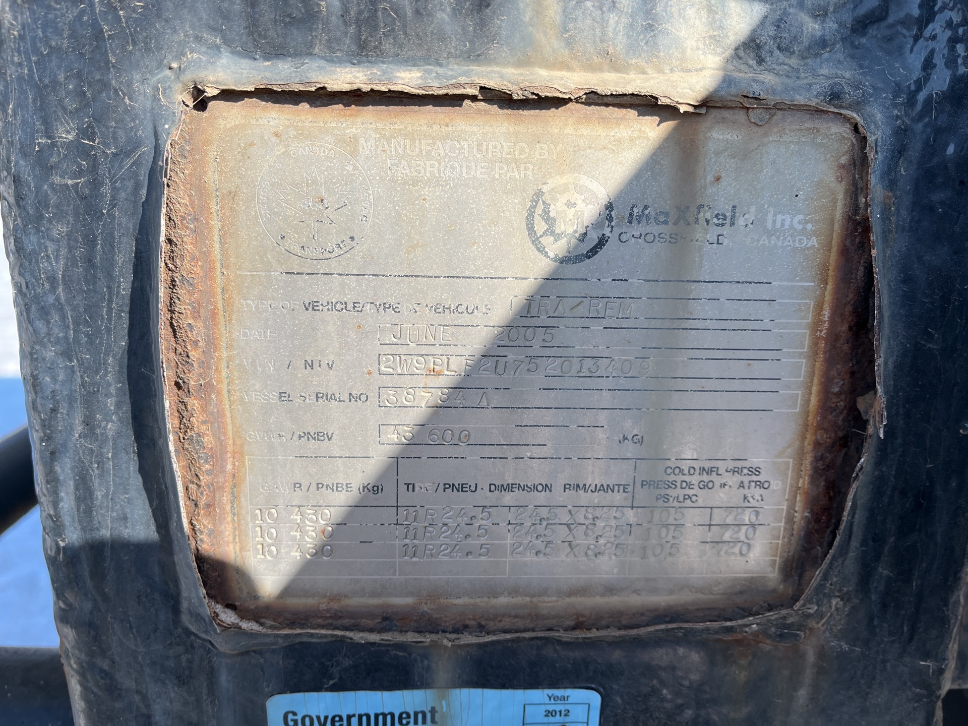 Metal ID Plate Image