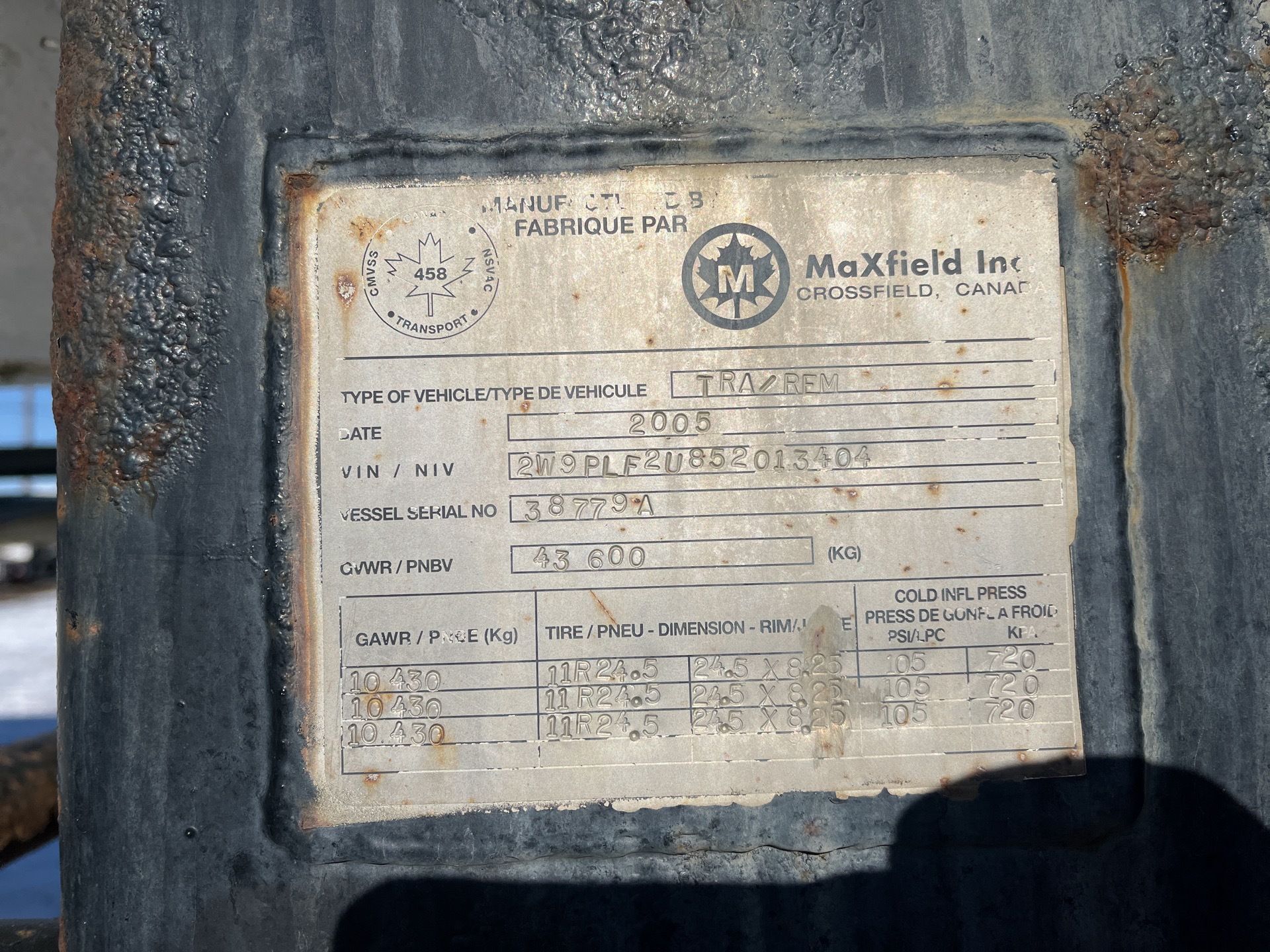 Metal ID Plate Image
