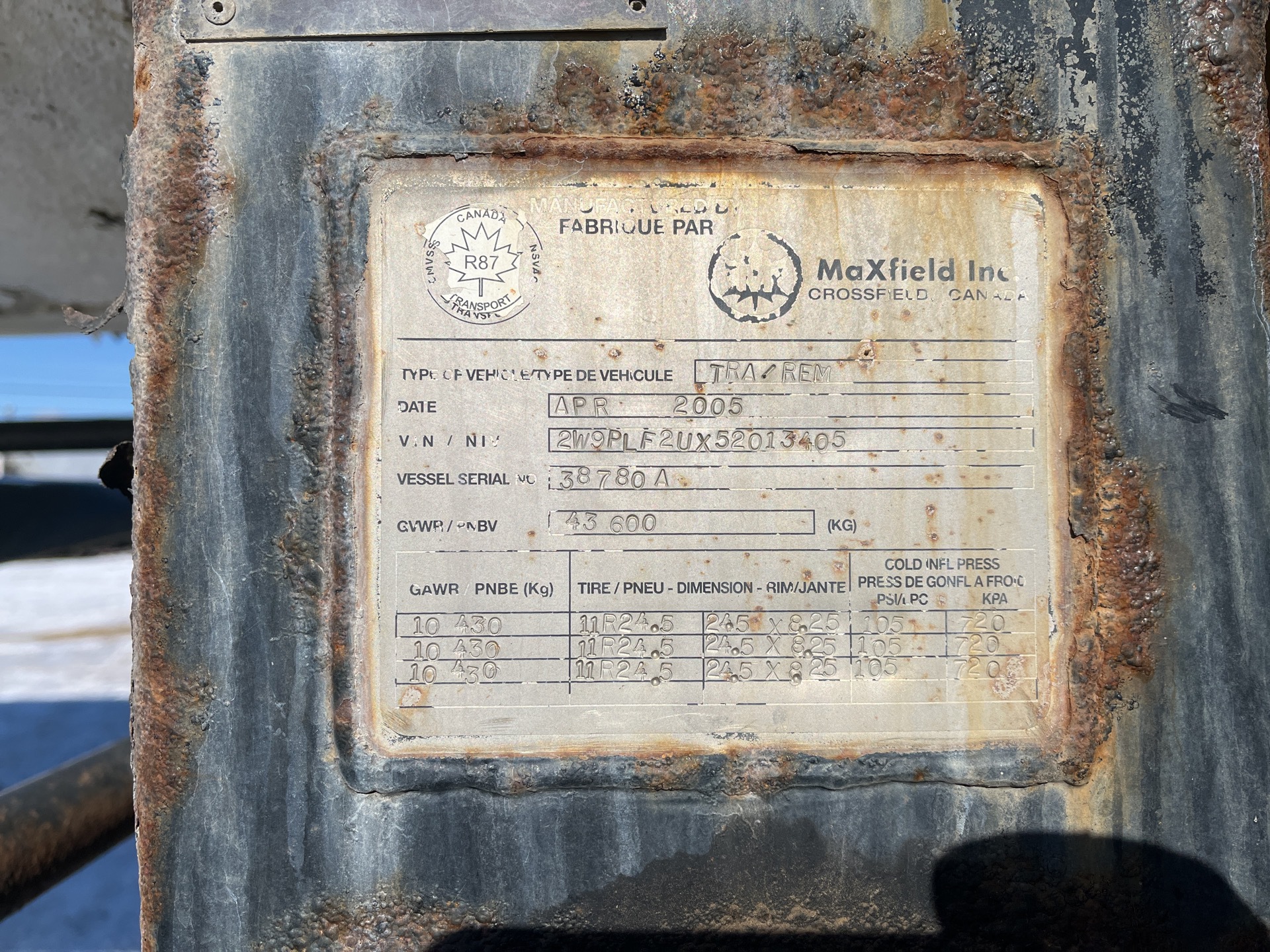 Metal ID Plate Image