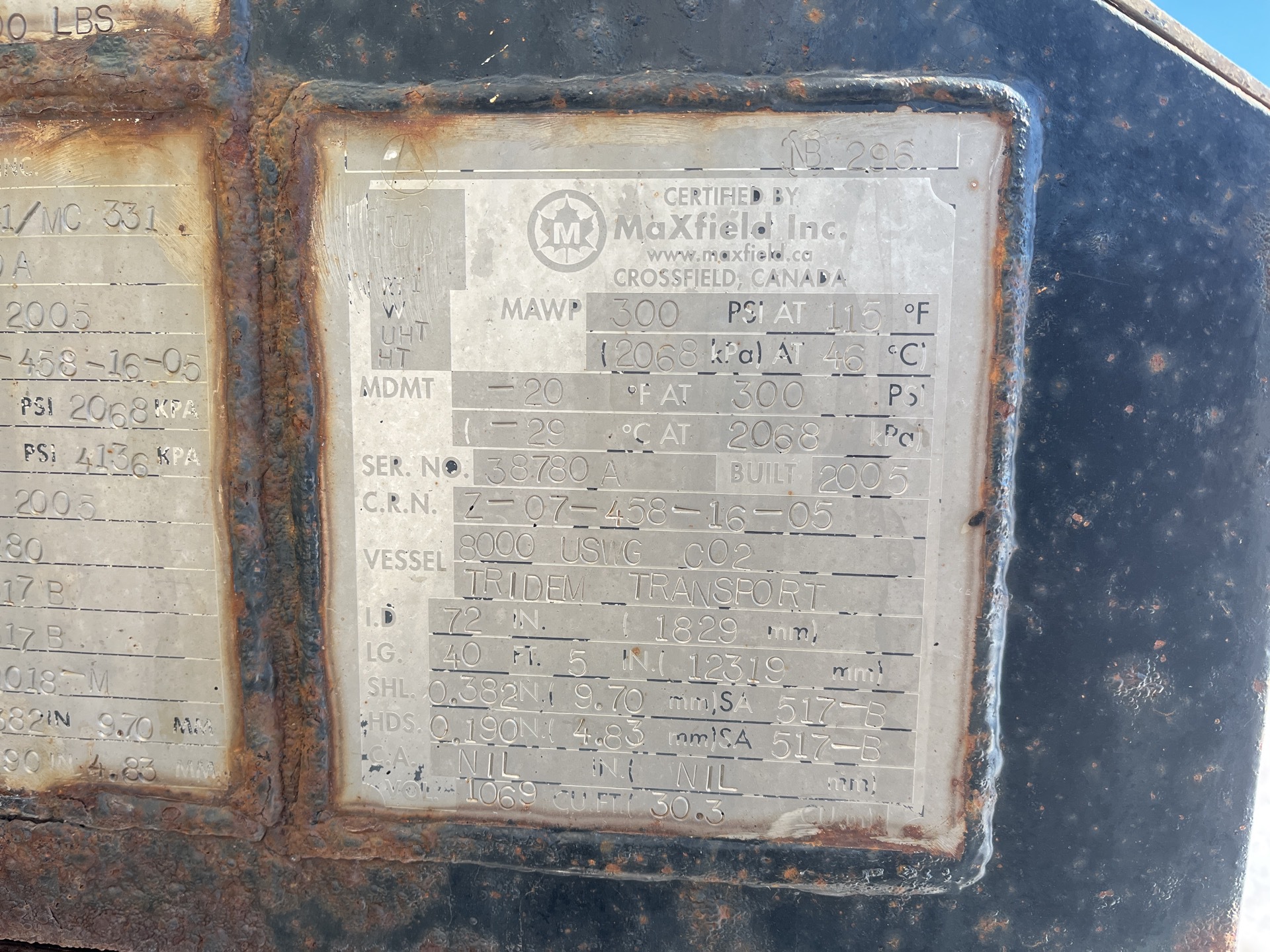 Metal ID Plate Image