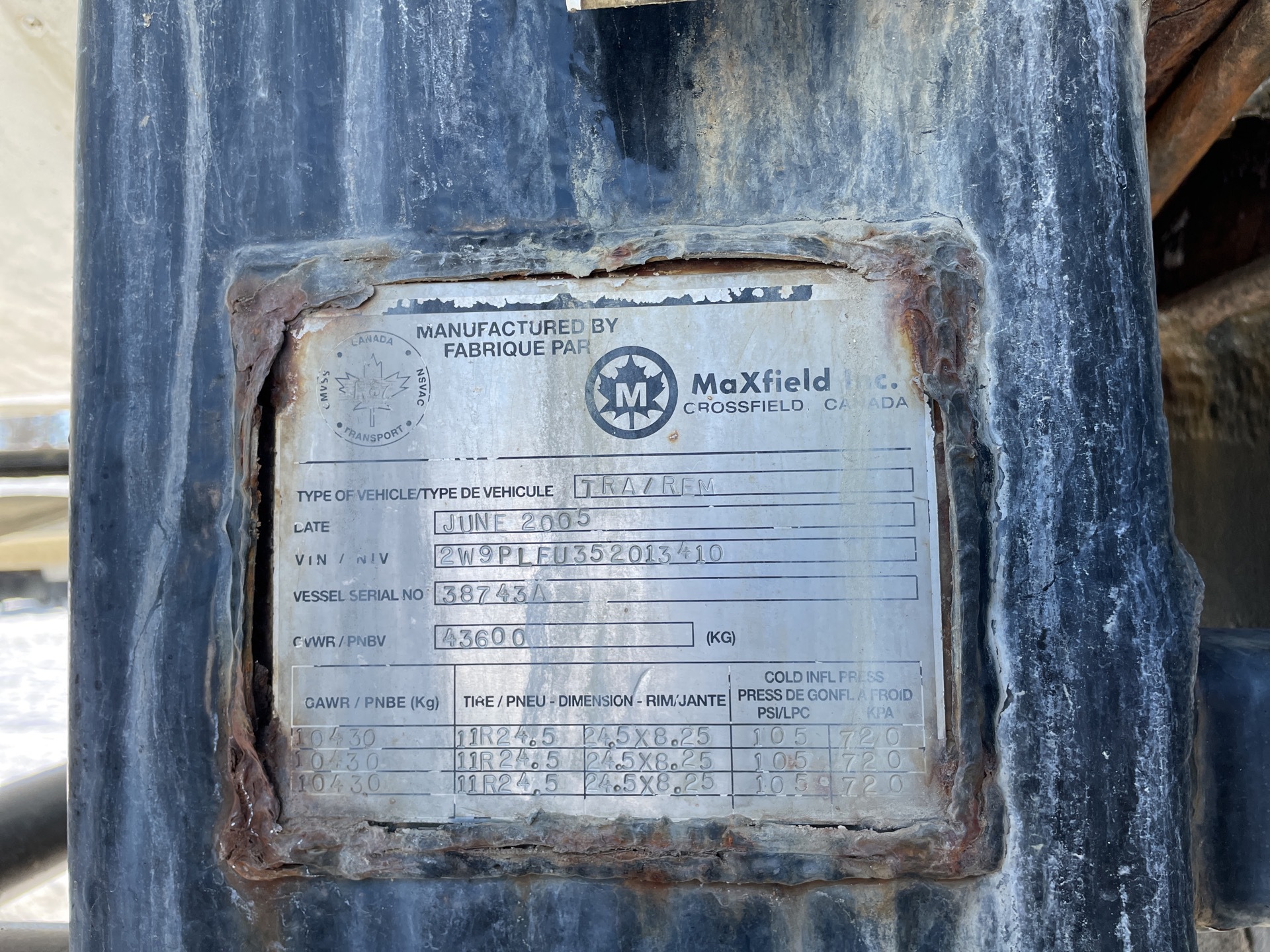 Metal ID Plate Image