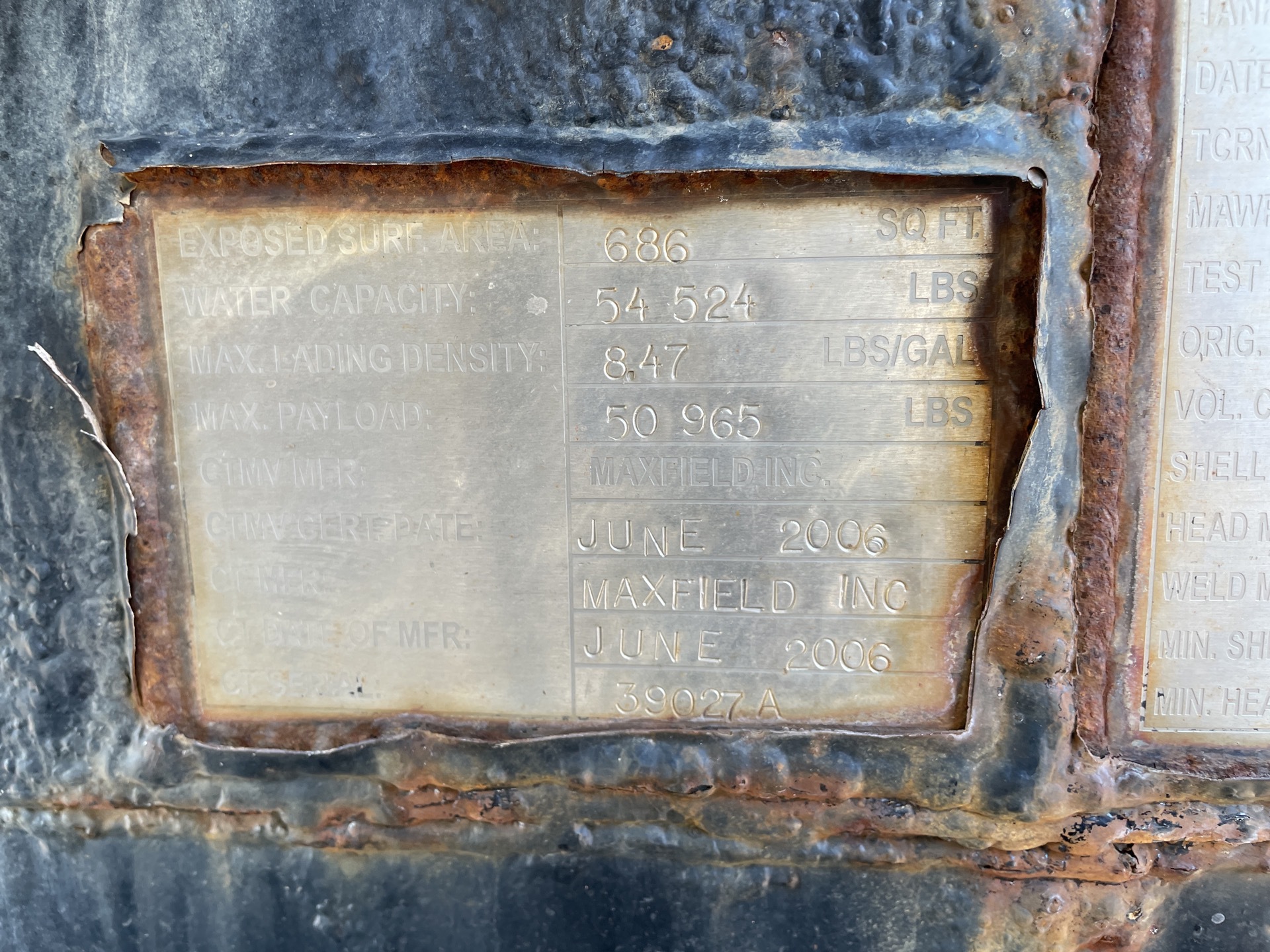 Metal ID Plate Image