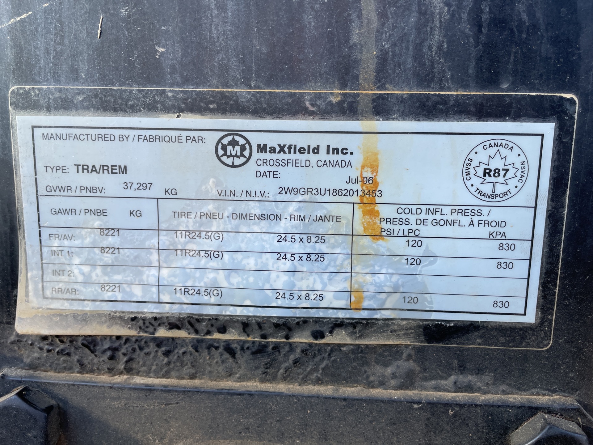 Metal ID Plate Image