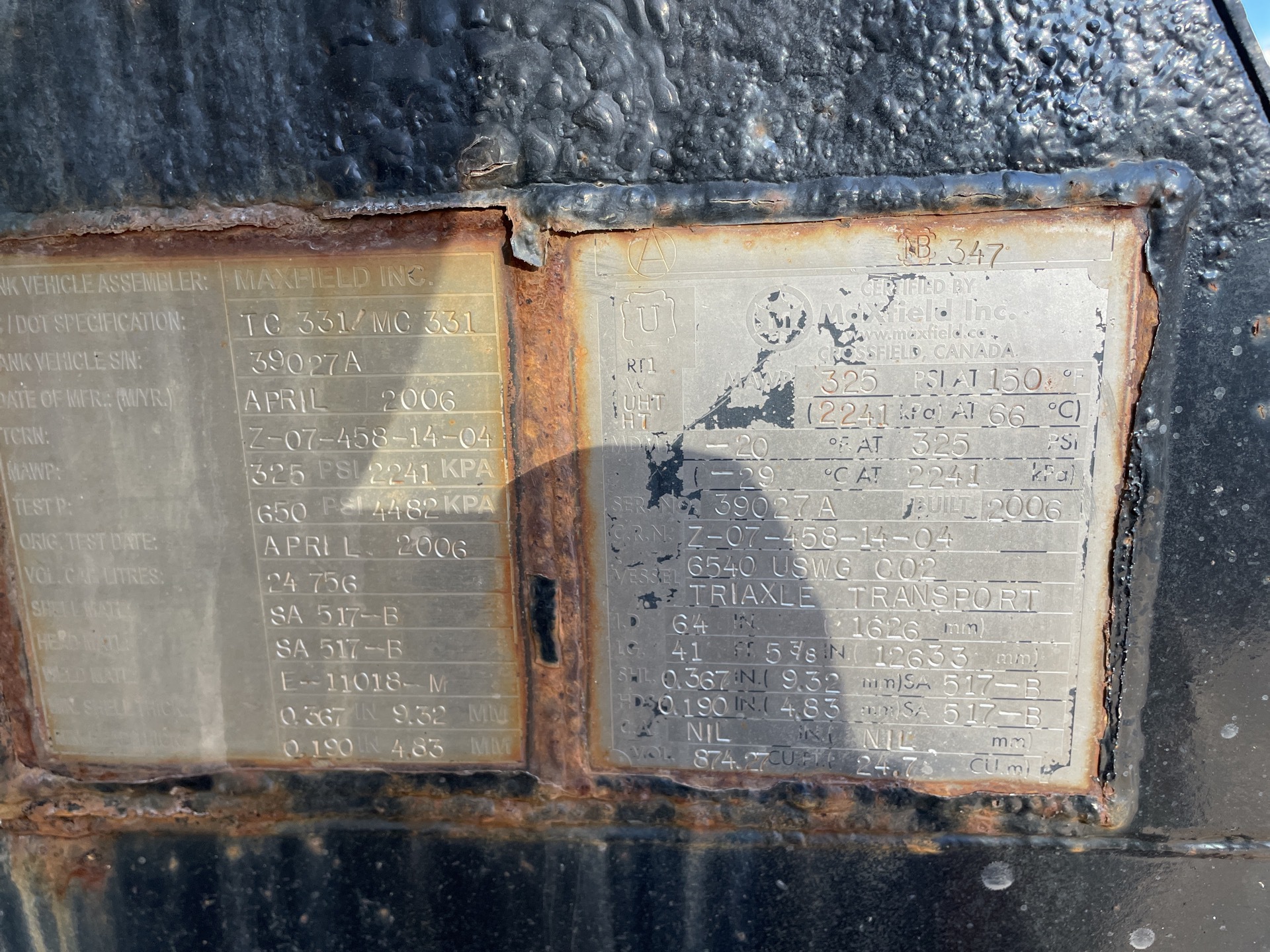 Metal ID Plate Image