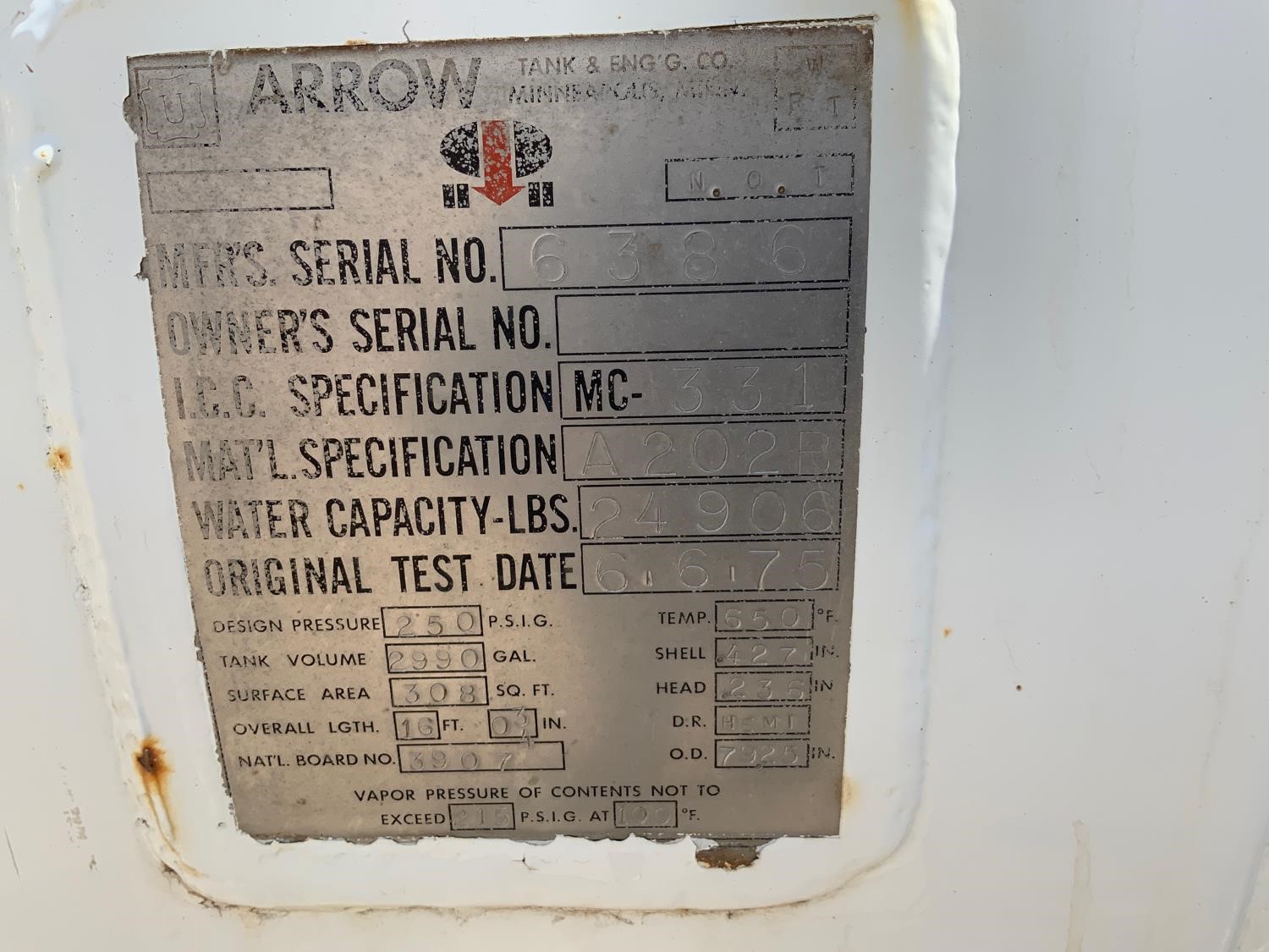 Metal ID Plate Image