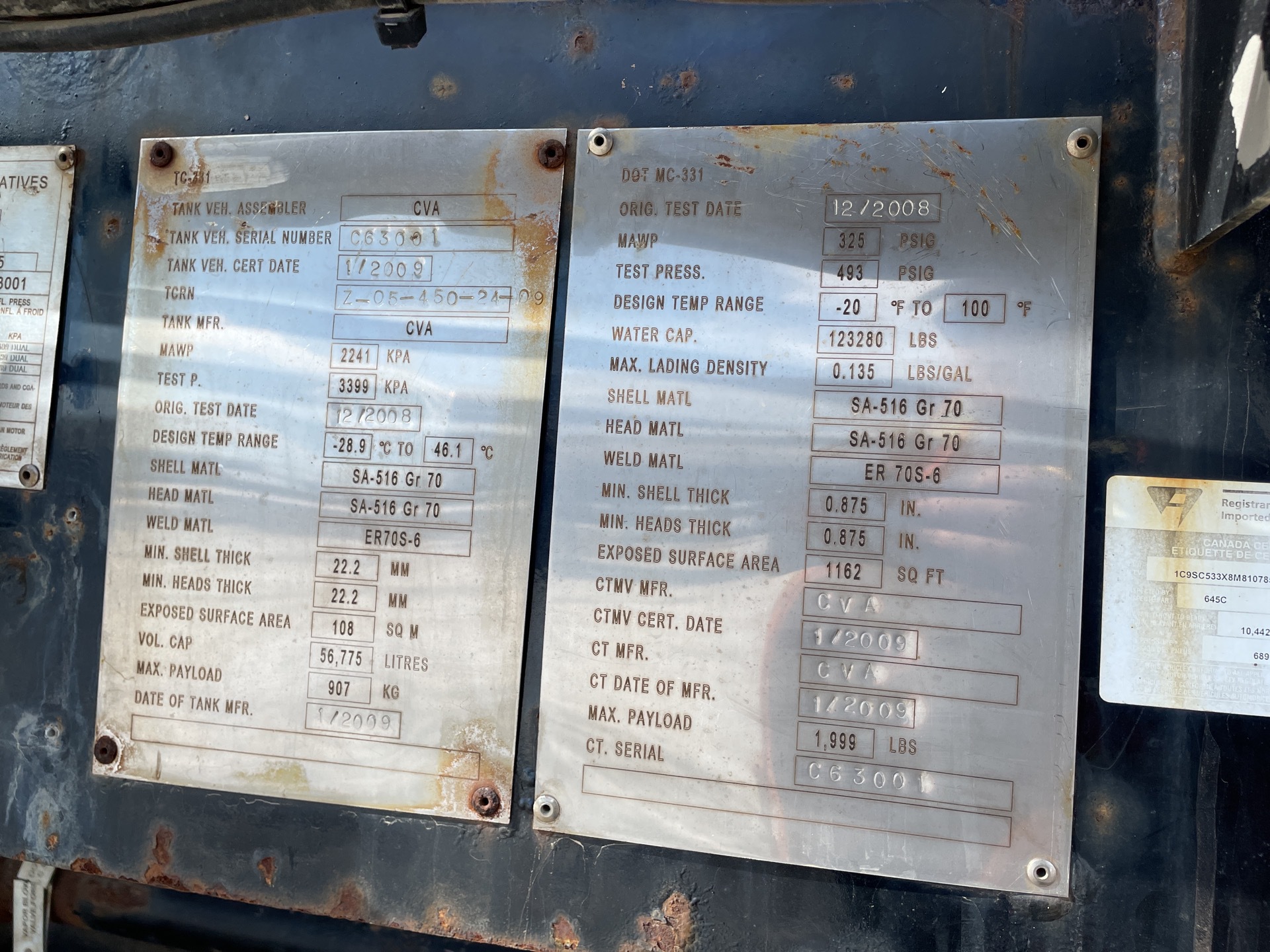 Metal ID Plate Image