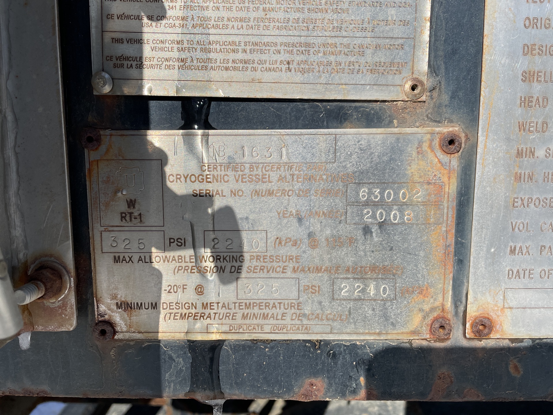 Metal ID Plate Image
