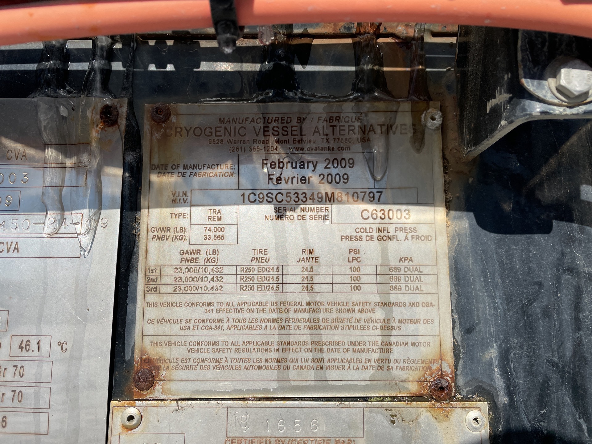Metal ID Plate Image