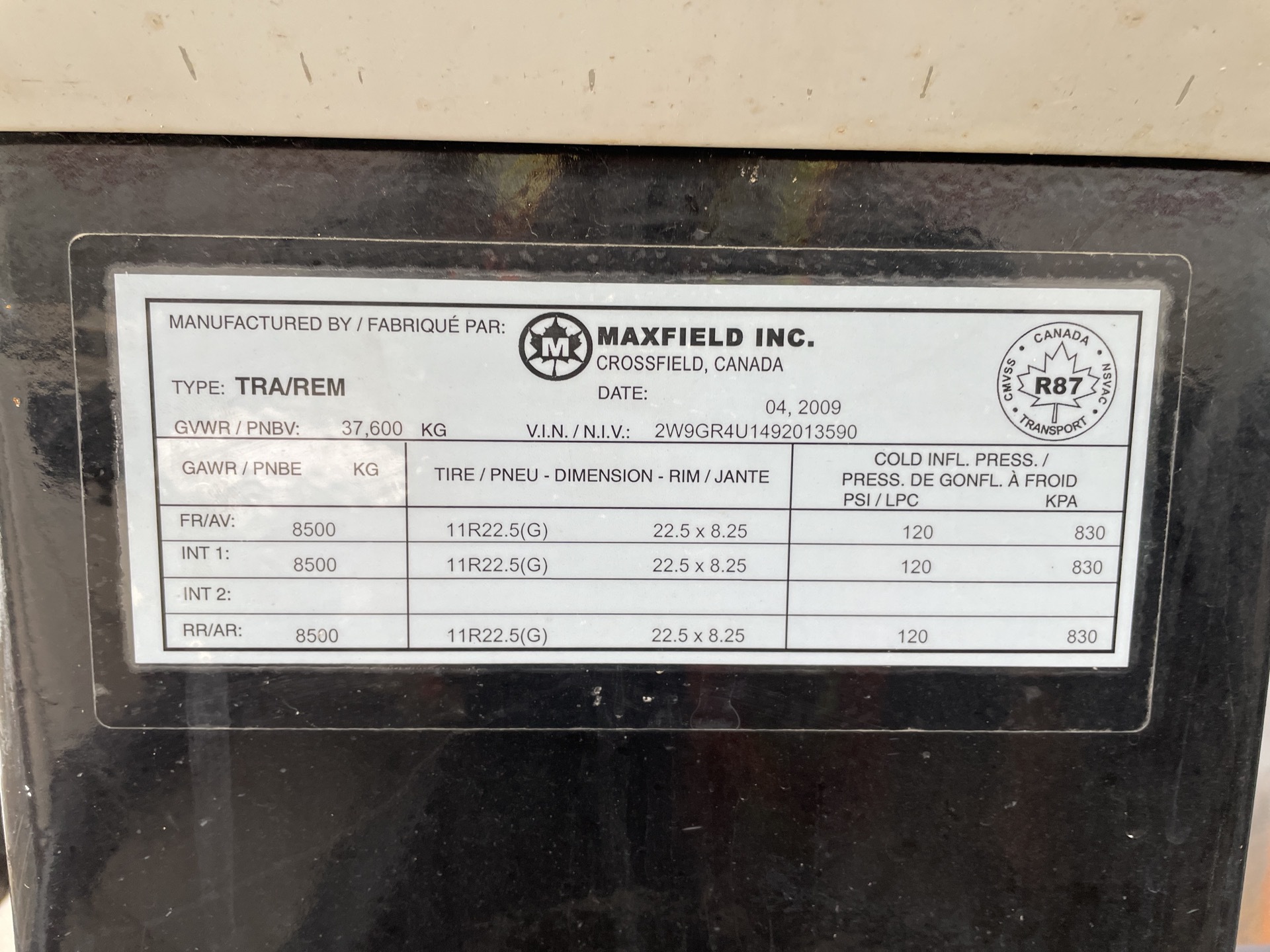 Metal ID Plate Image