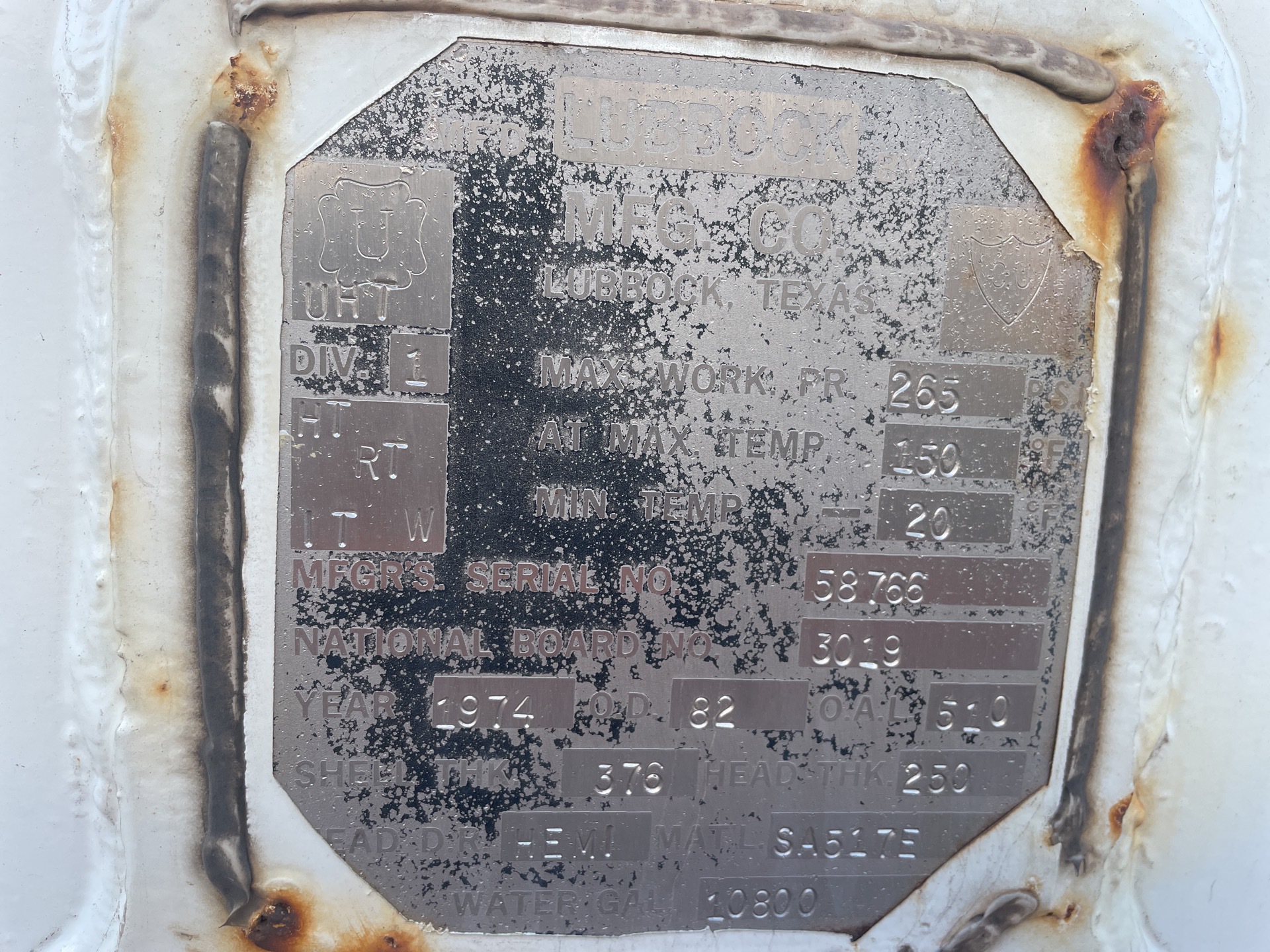 Metal ID Plate Image