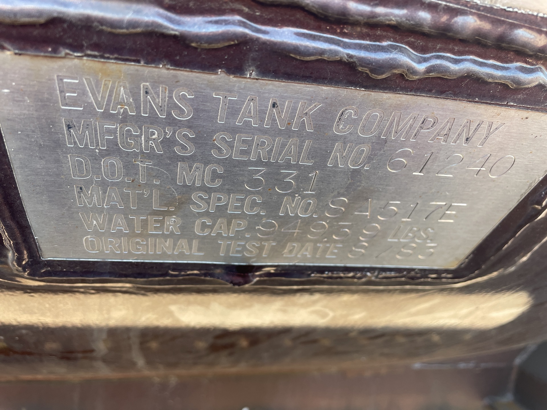 Metal ID Plate Image
