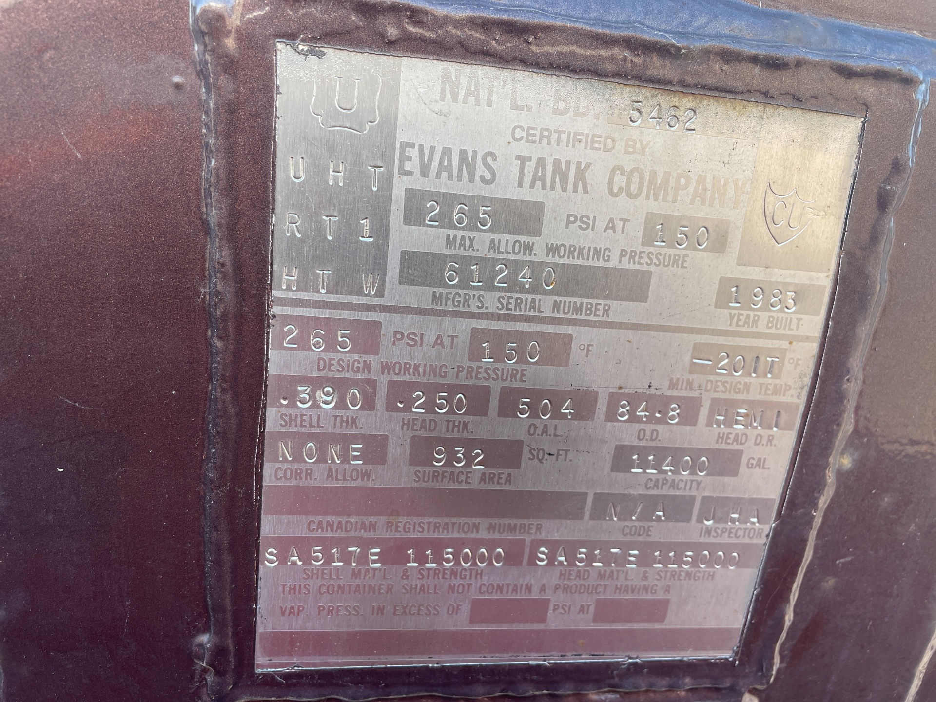 Metal ID Plate Image