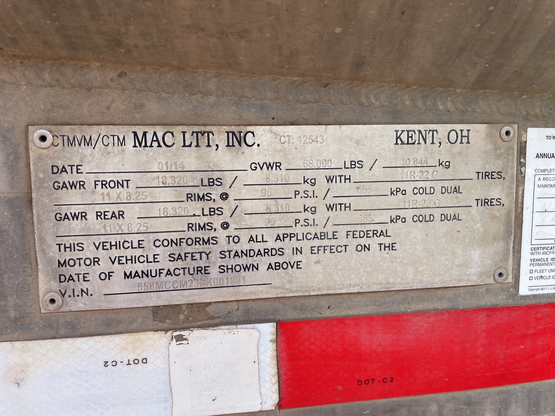 Metal ID Plate Image