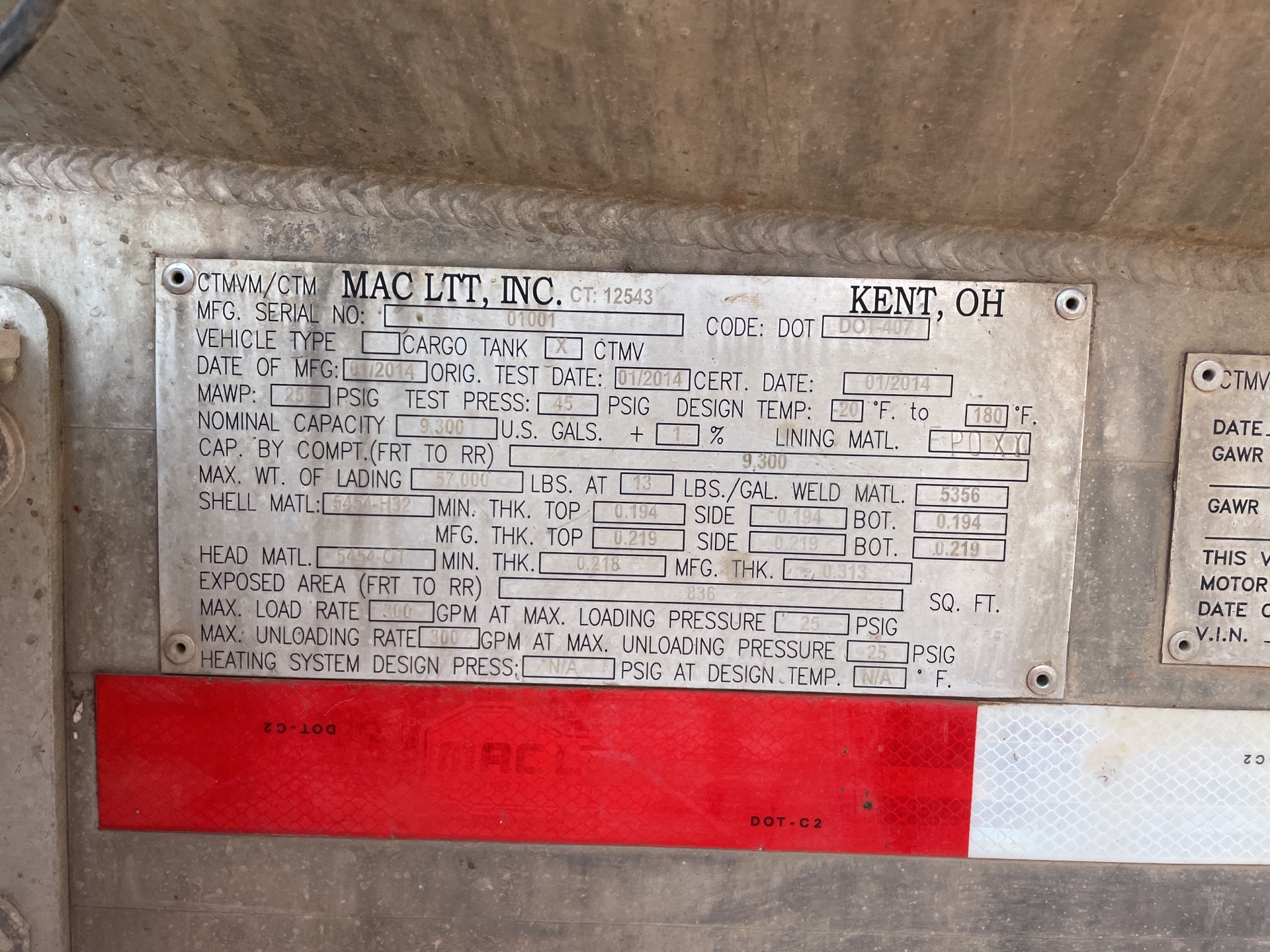 Metal ID Plate Image