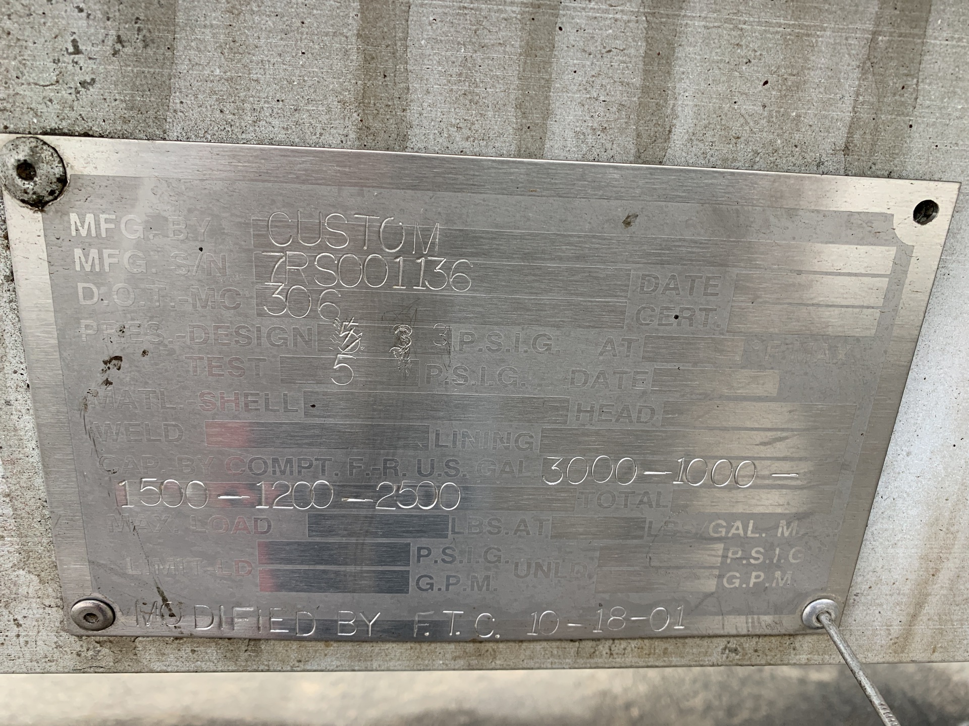 Metal ID Plate Image