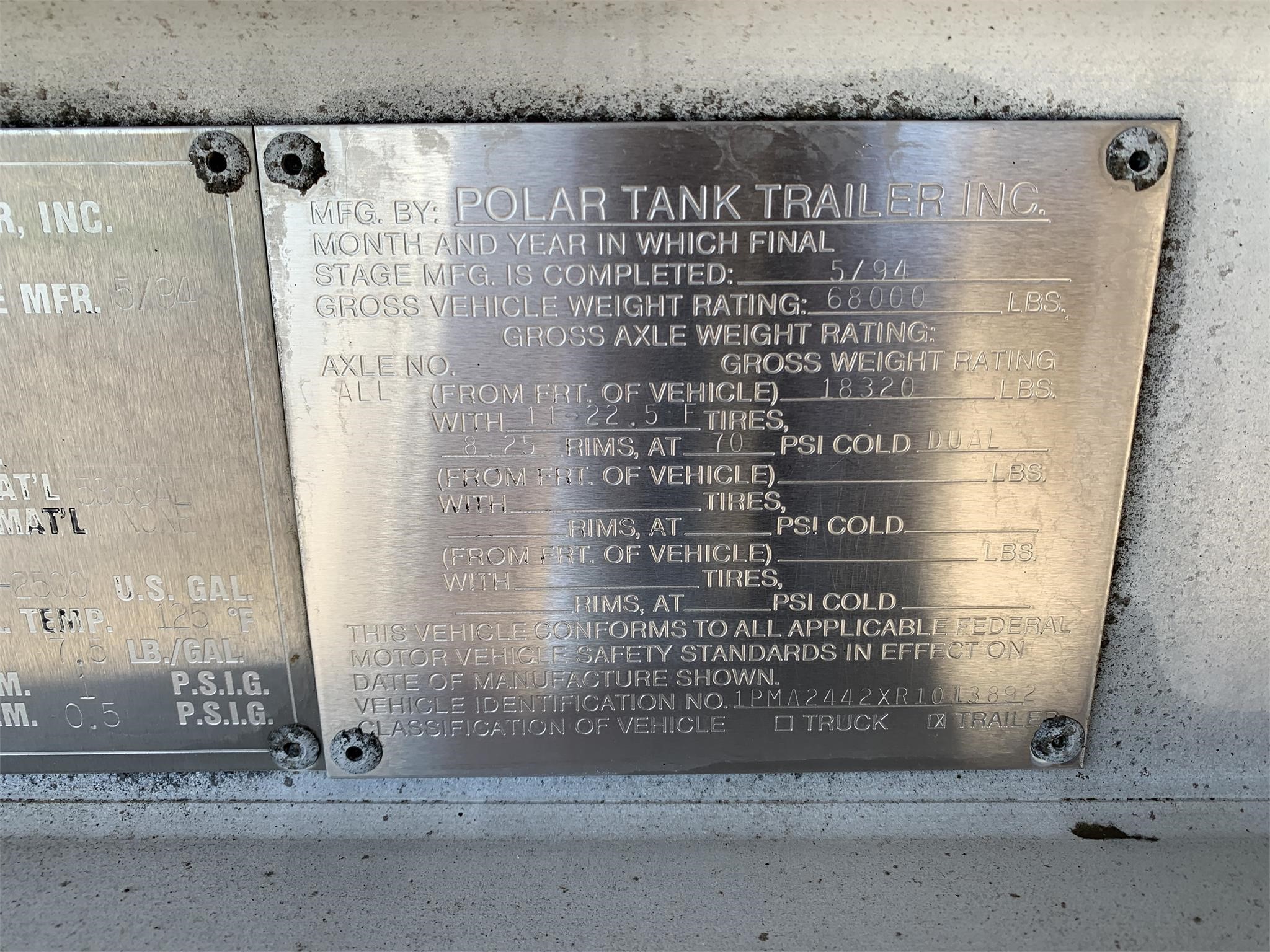 Metal ID Plate Image