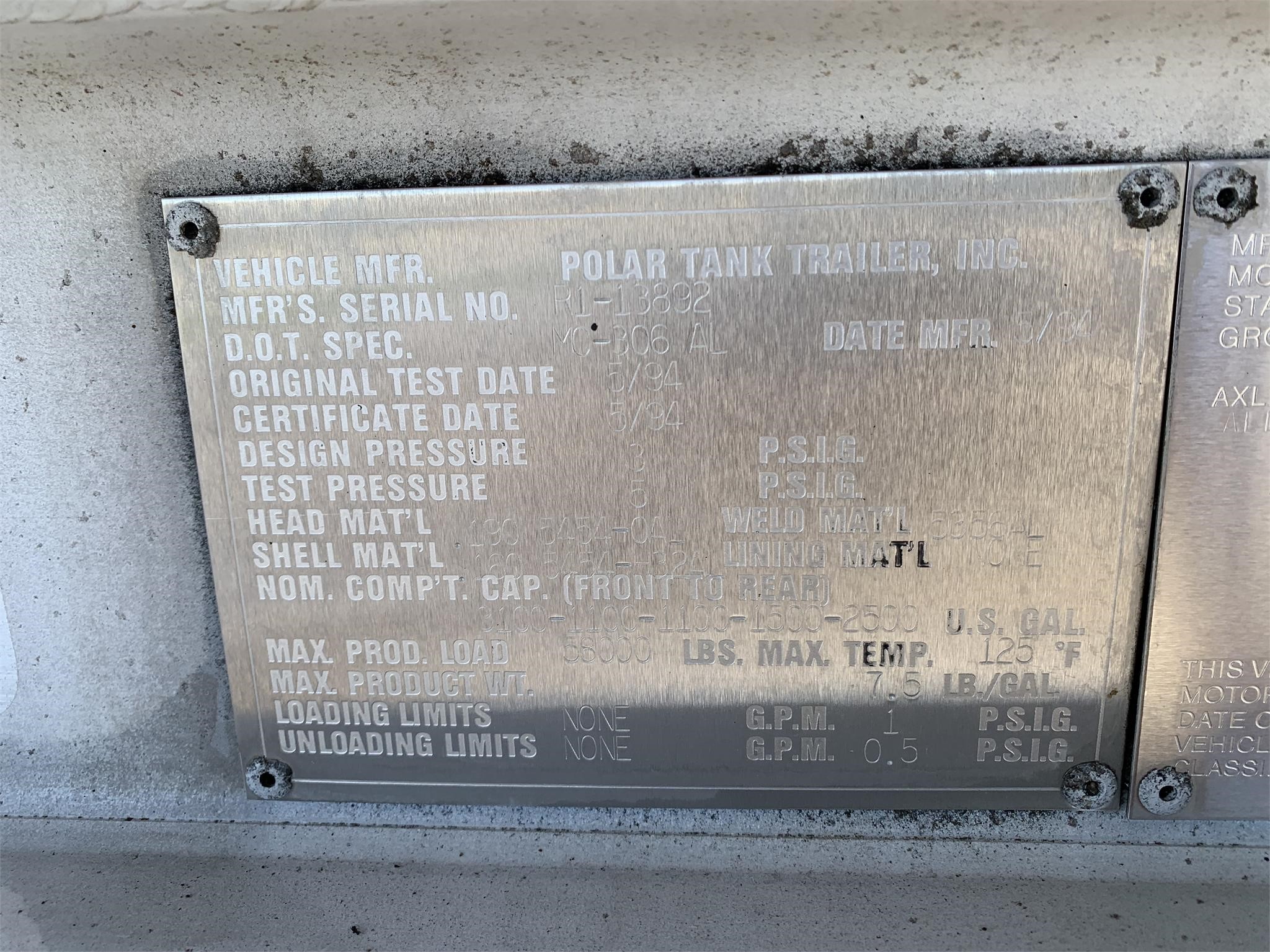 Metal ID Plate Image