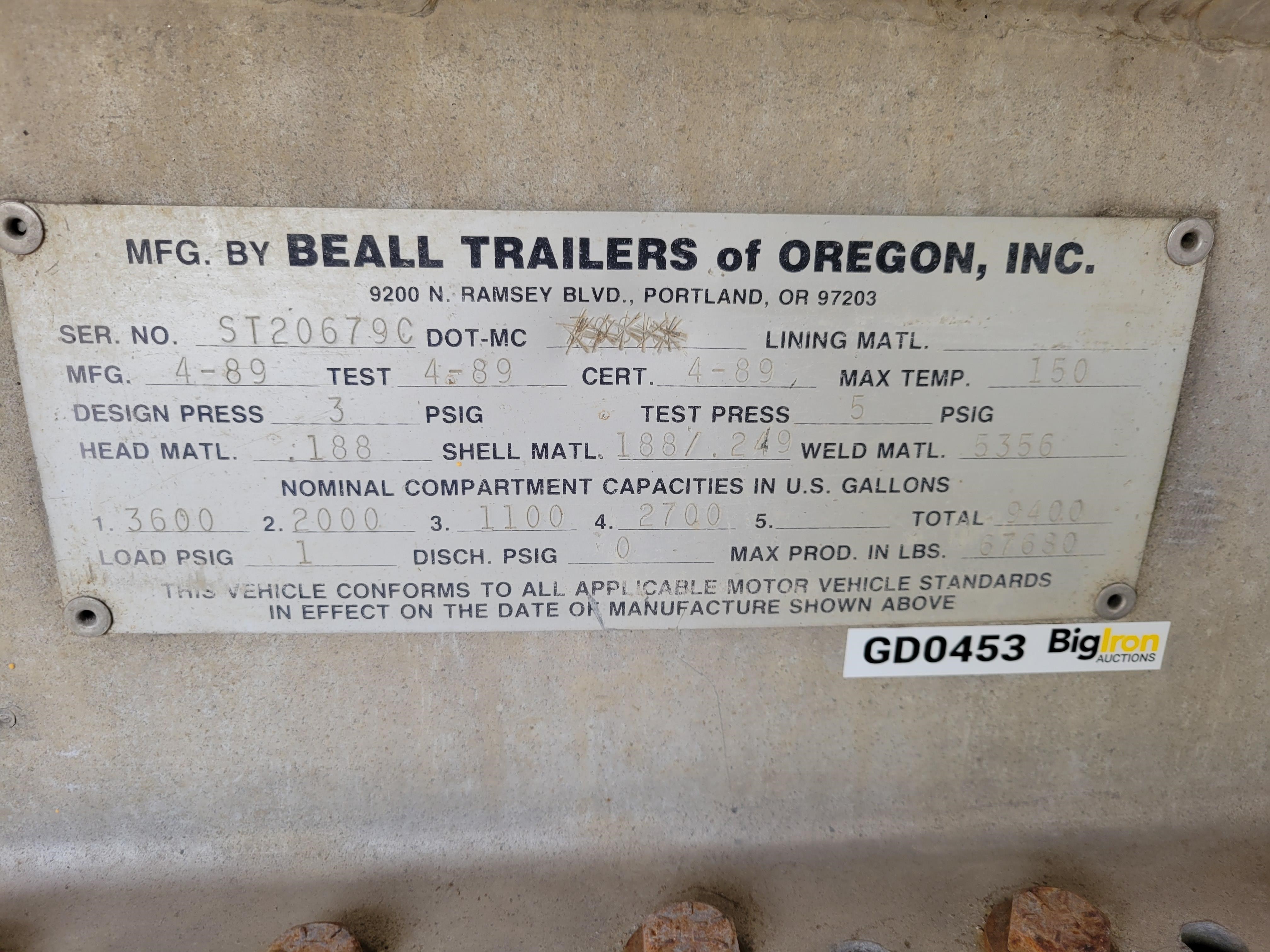 Metal ID Plate Image