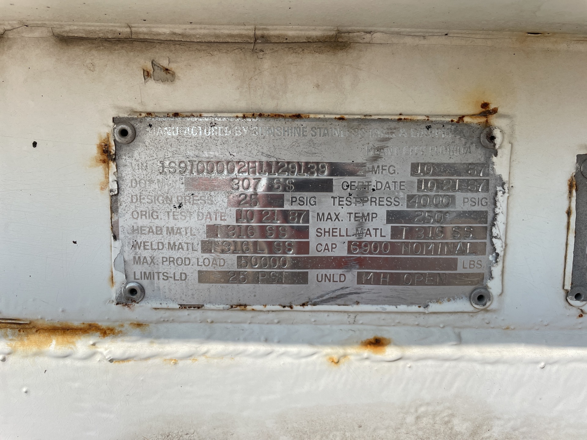 Metal ID Plate Image
