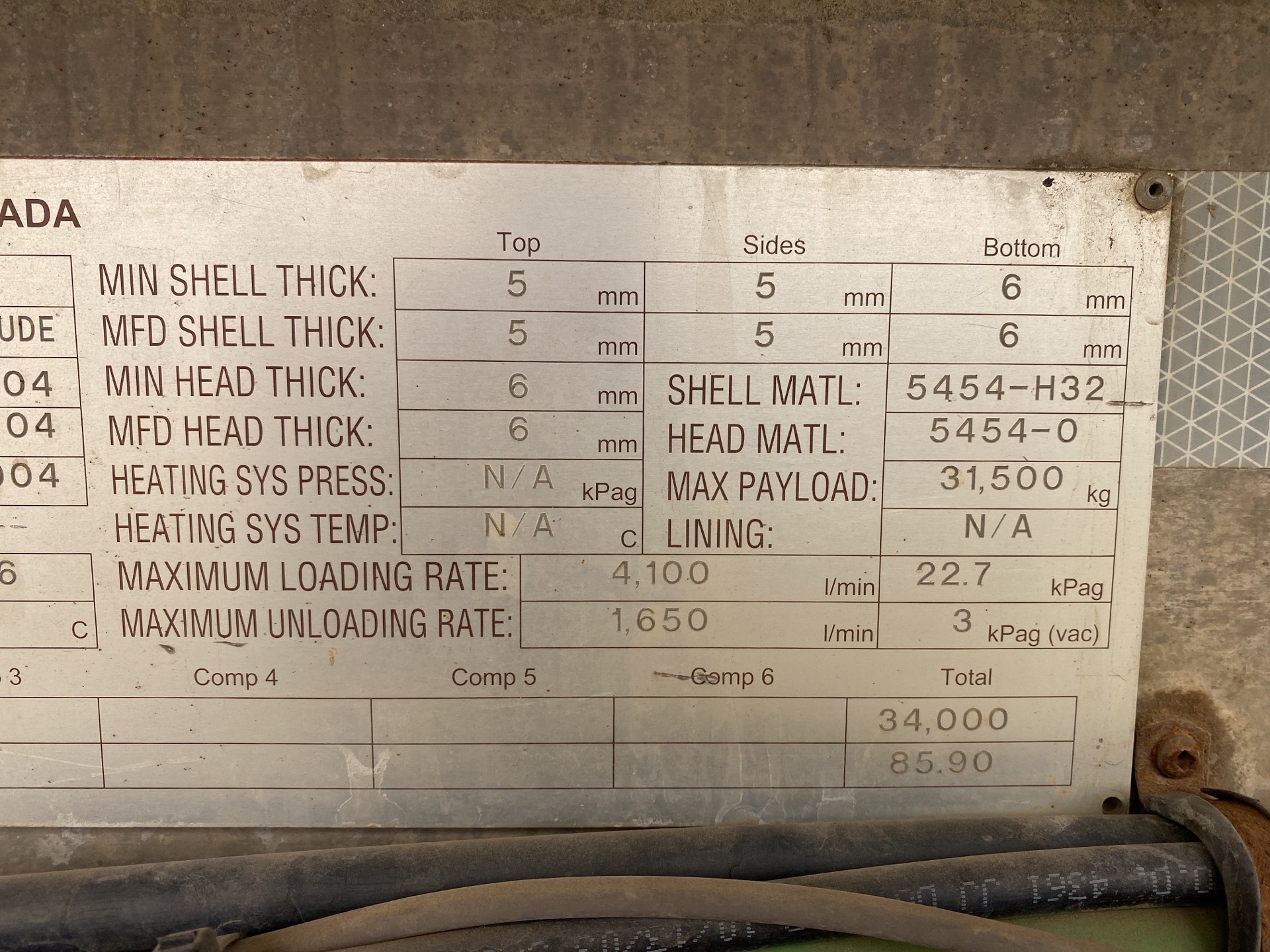 Metal ID Plate Image