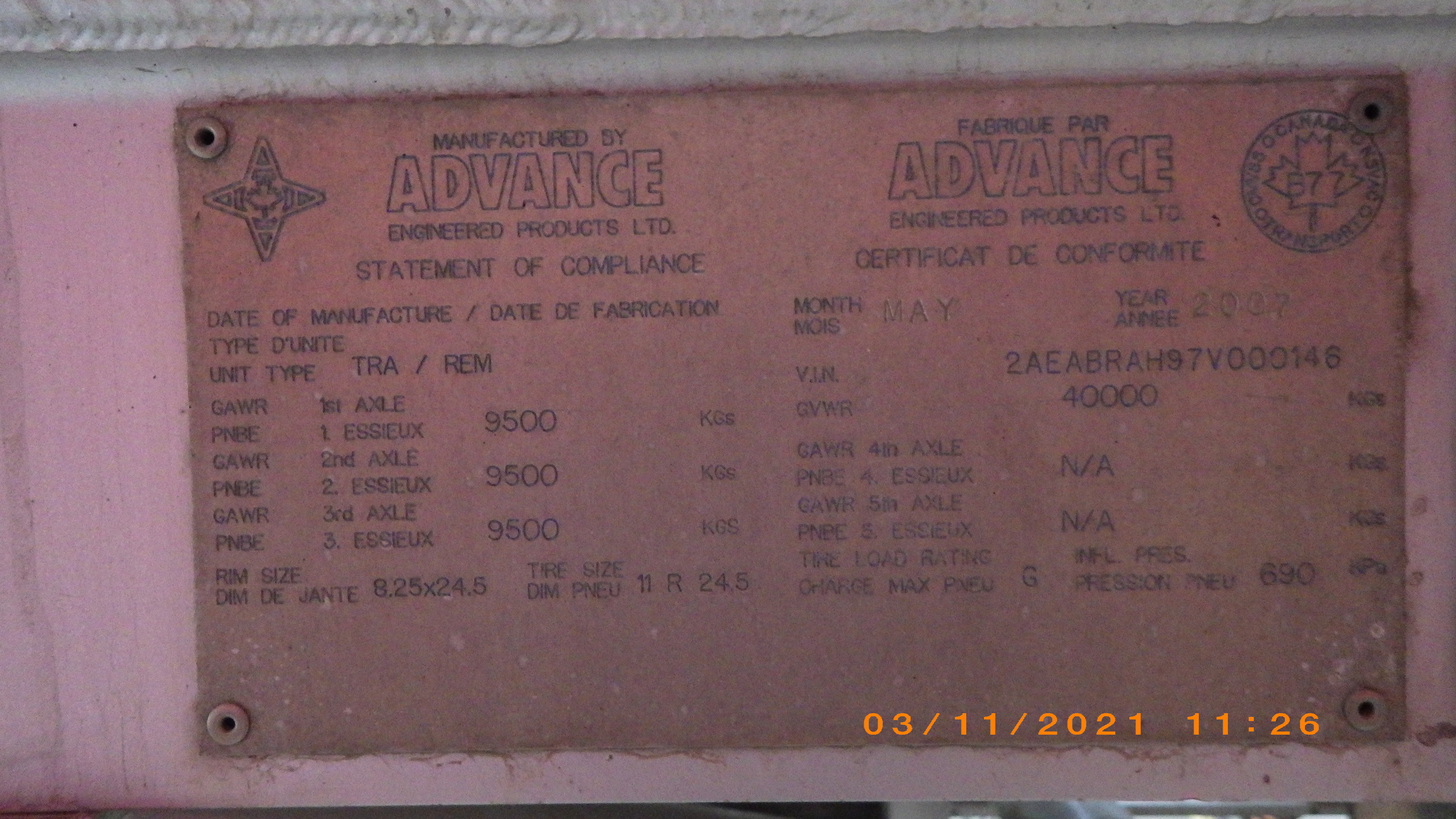 Metal ID Plate Image