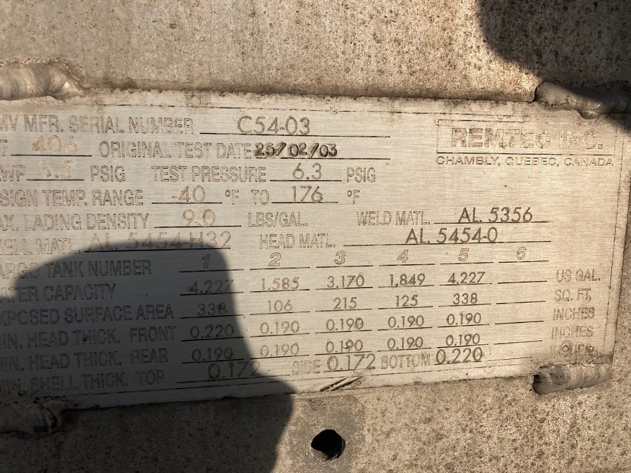 Metal ID Plate Image
