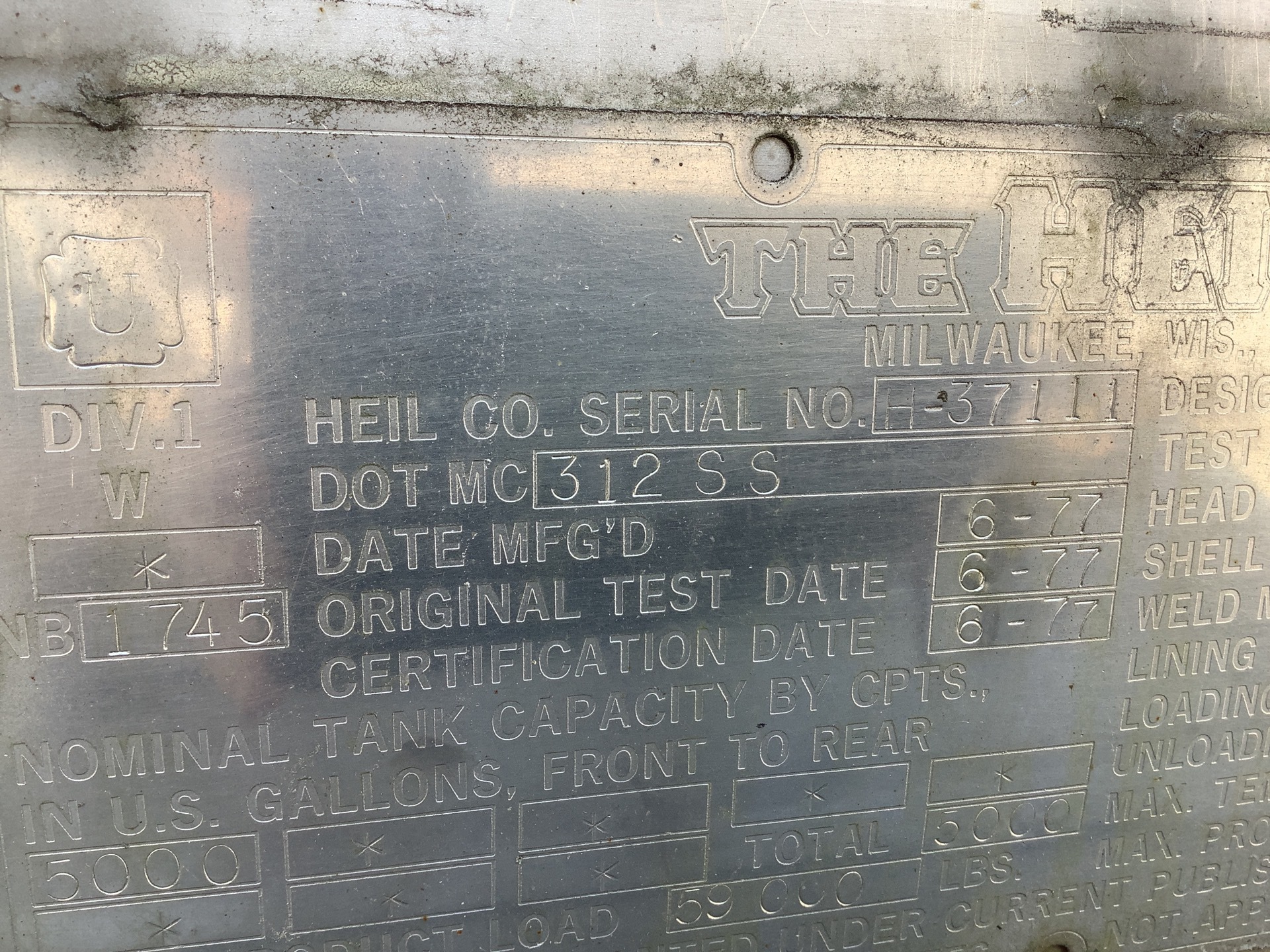 Metal ID Plate Image