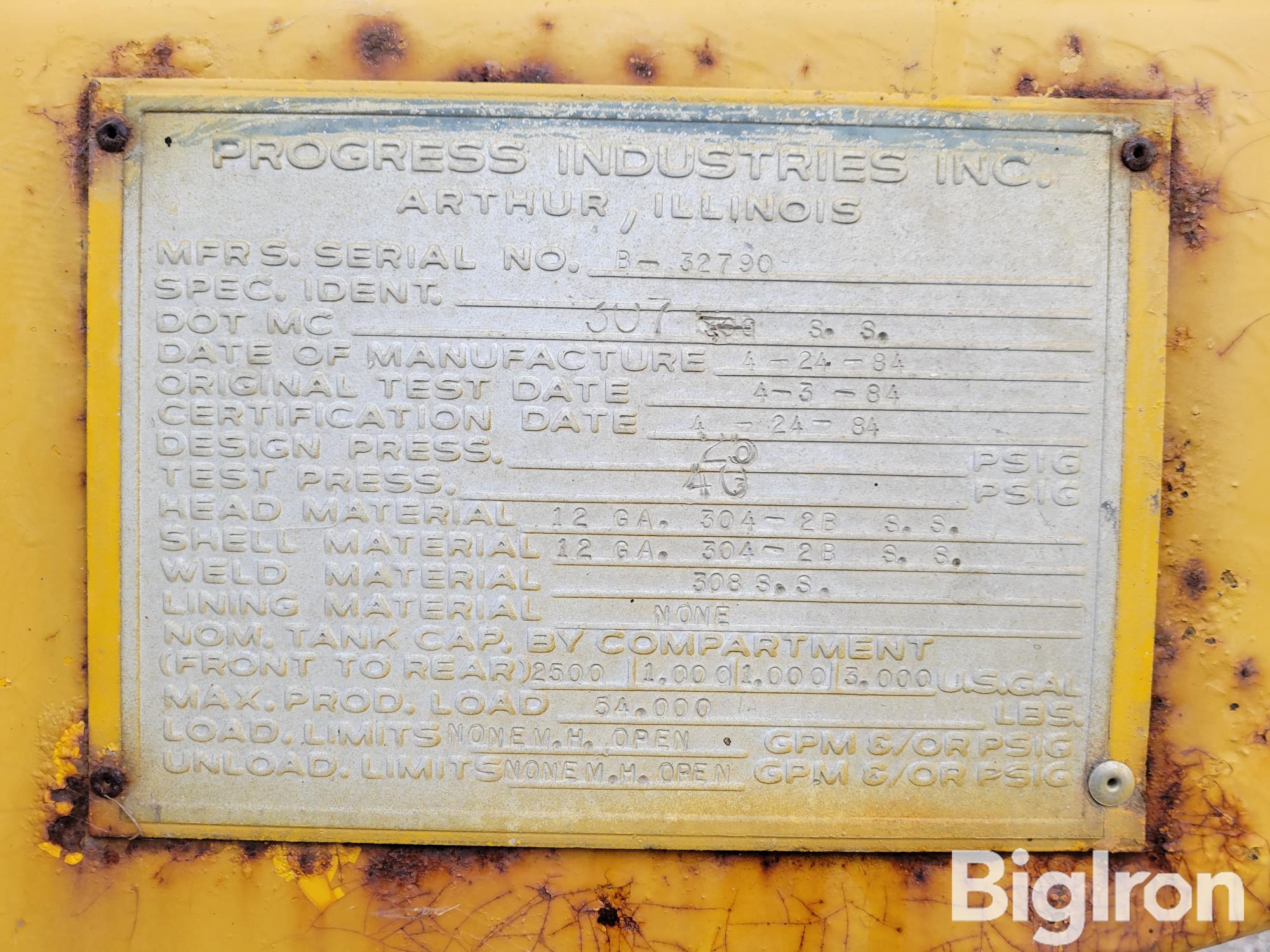 Metal ID Plate Image