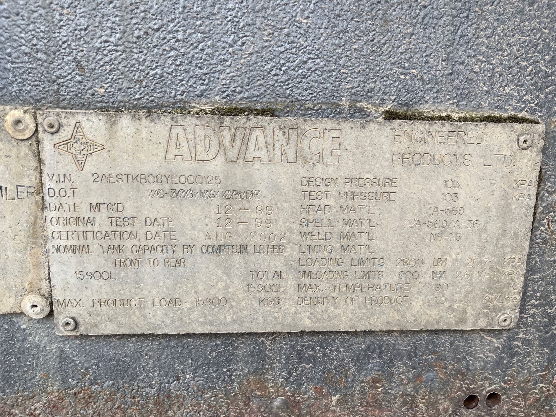 Metal ID Plate Image