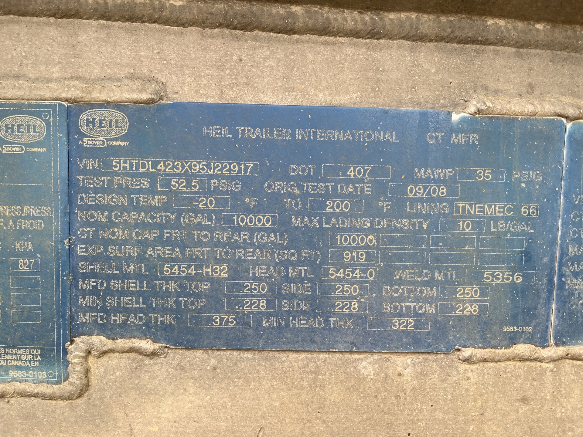 Metal ID Plate Image