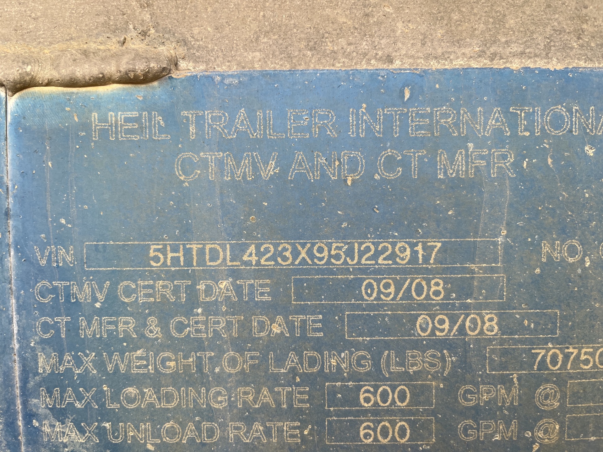 Metal ID Plate Image
