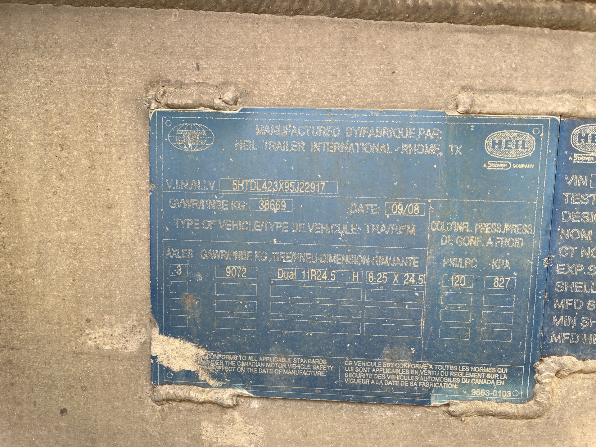Metal ID Plate Image