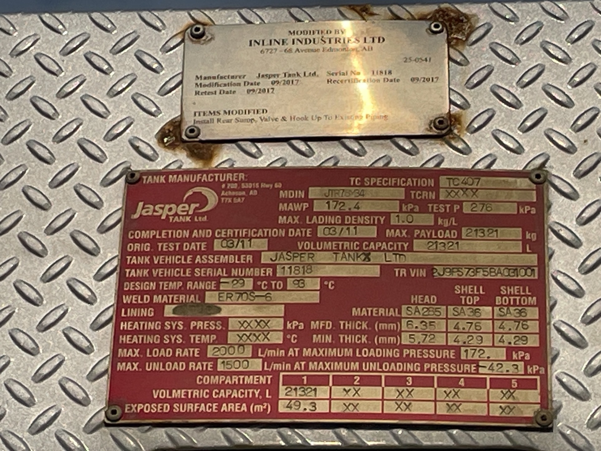 Metal ID Plate Image