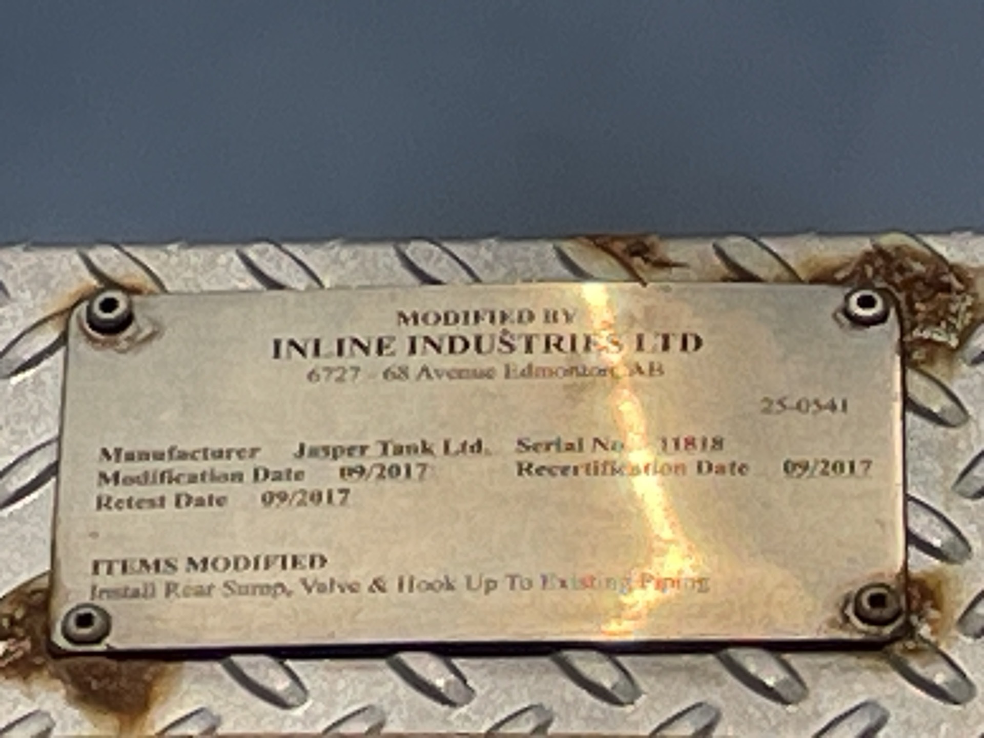 Metal ID Plate Image