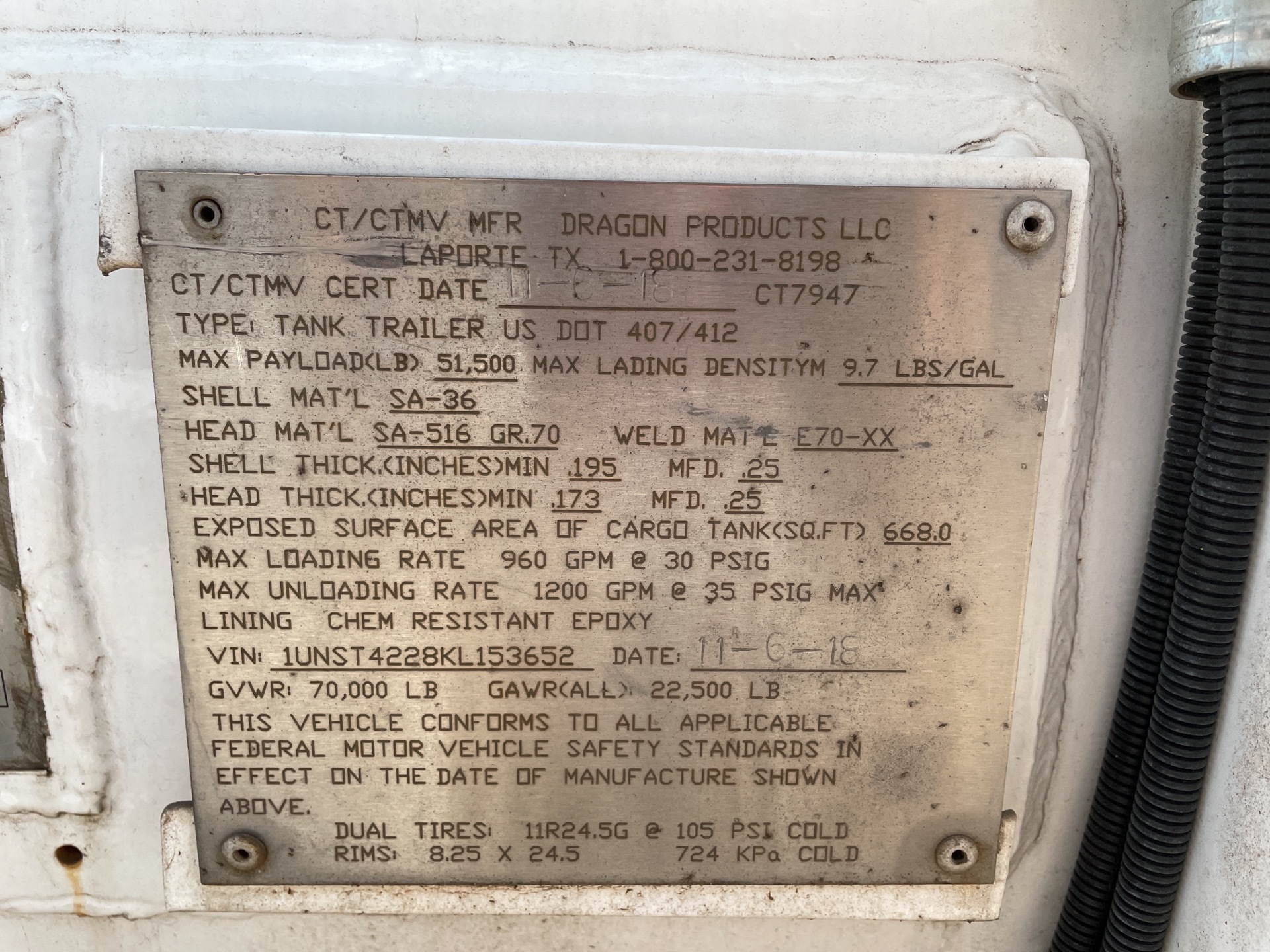 Metal ID Plate Image
