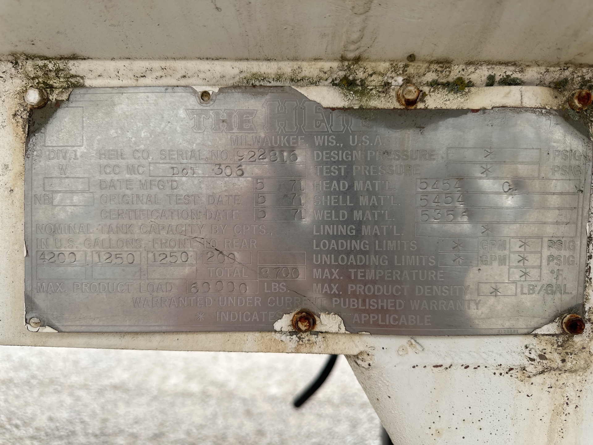 Metal ID Plate Image